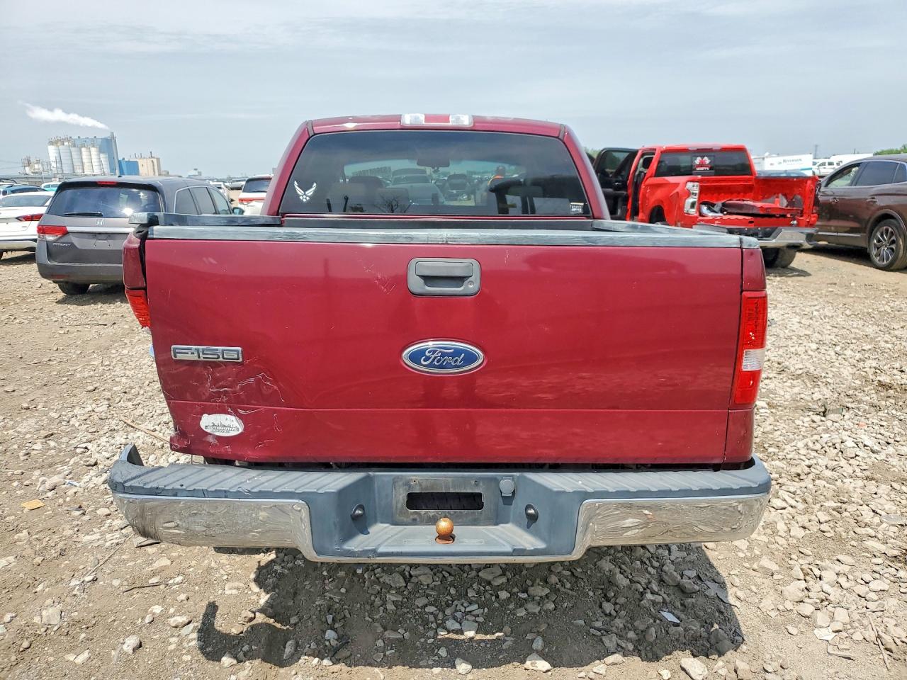 2004 Ford F150 Supercrew Burgundy vin: 1FTRW12W34KC44023