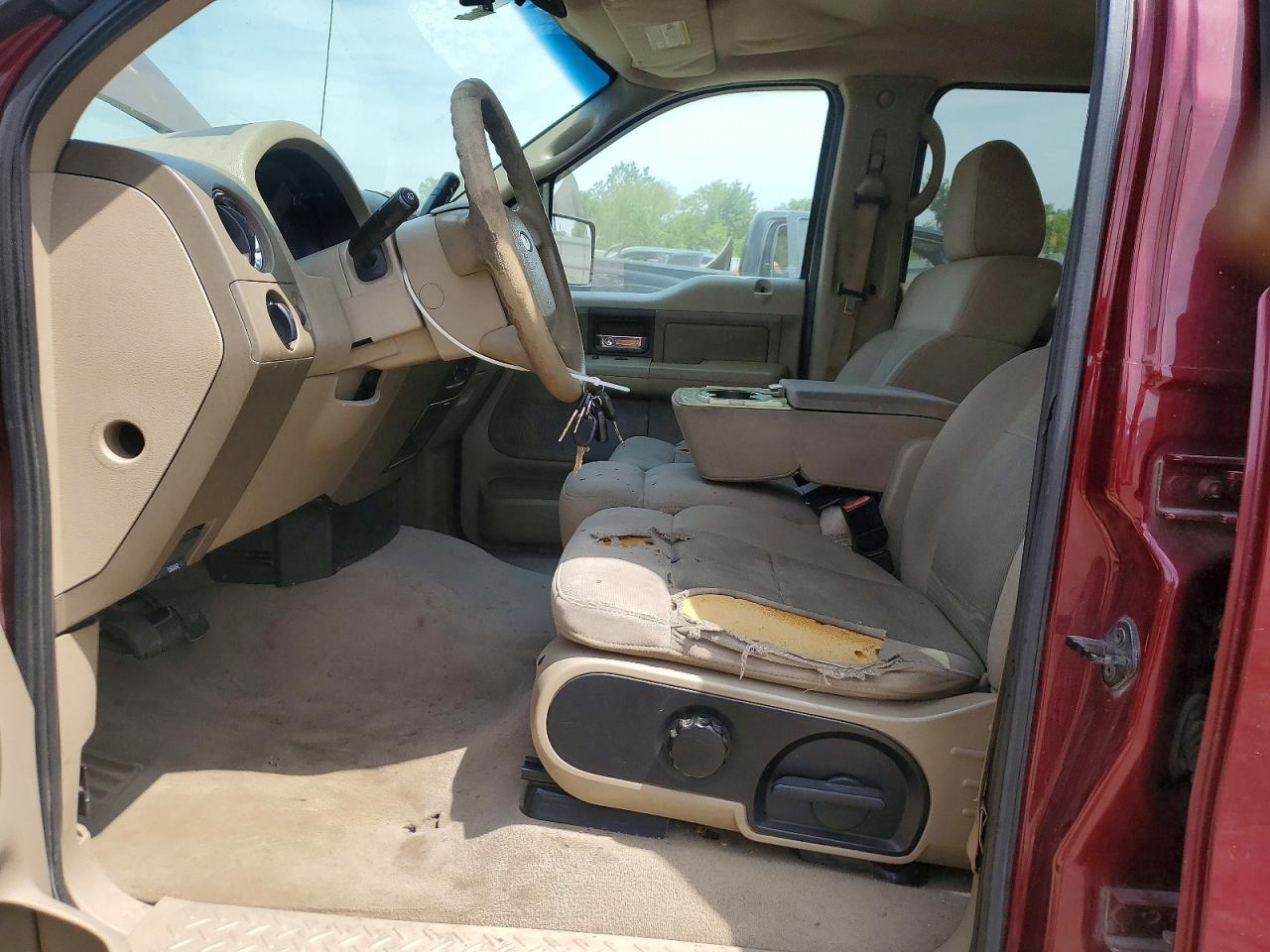 2004 Ford F150 Supercrew Burgundy vin: 1FTRW12W34KC44023