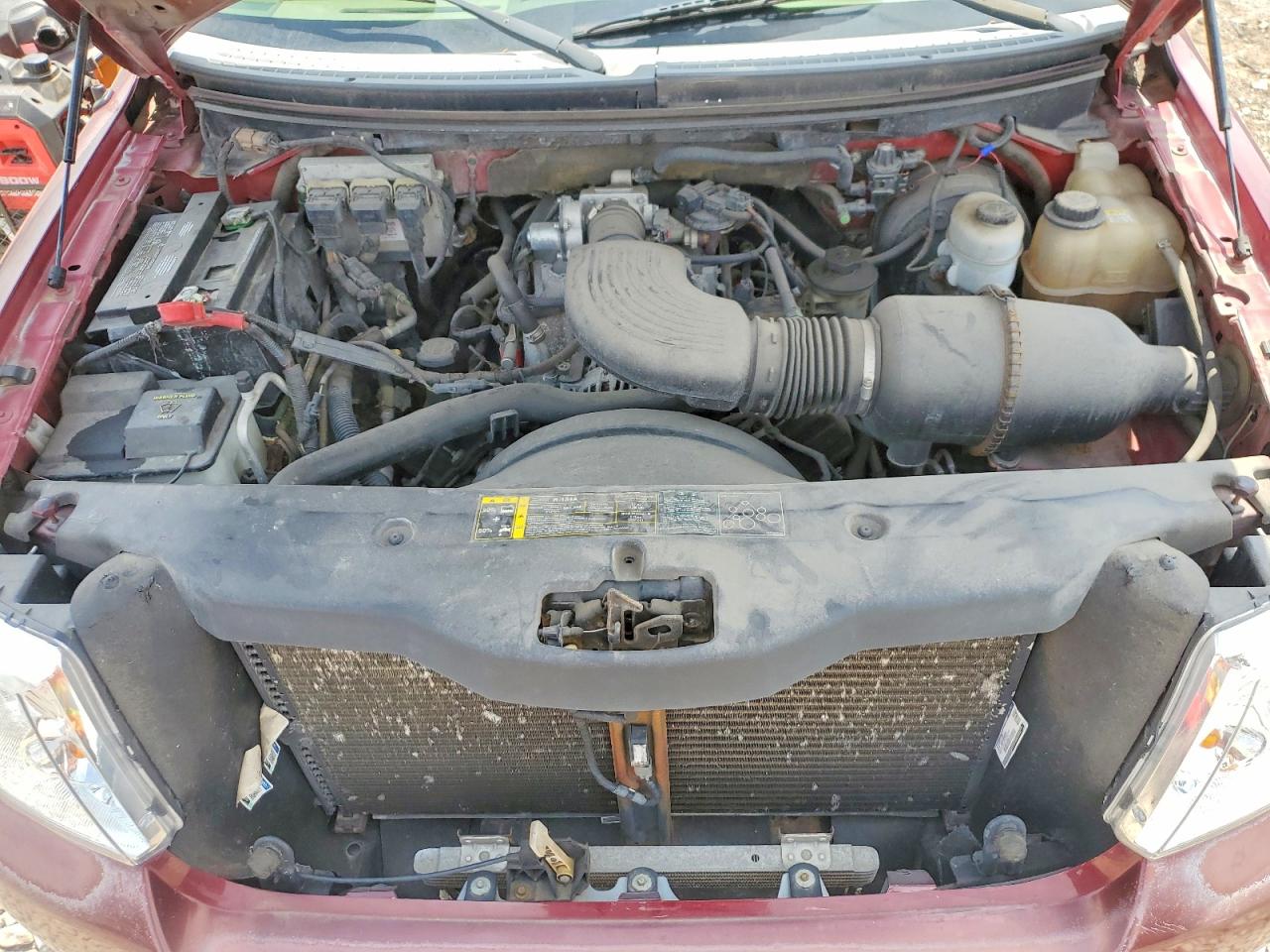 2004 Ford F150 Supercrew Burgundy vin: 1FTRW12W34KC44023