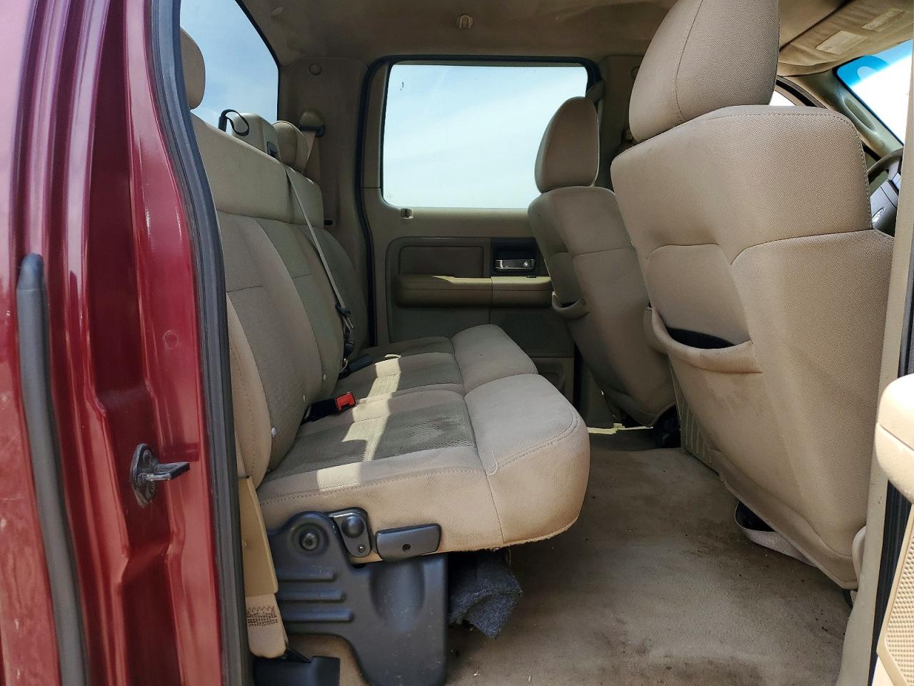 2004 Ford F150 Supercrew Burgundy vin: 1FTRW12W34KC44023