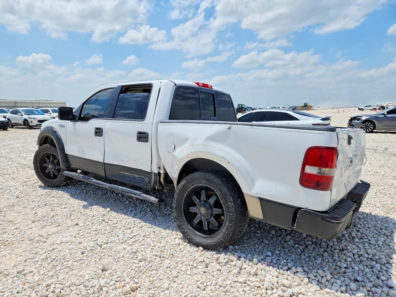 2006 Ford F150 Supercrew White vin: 1FTRW12W36FA23176