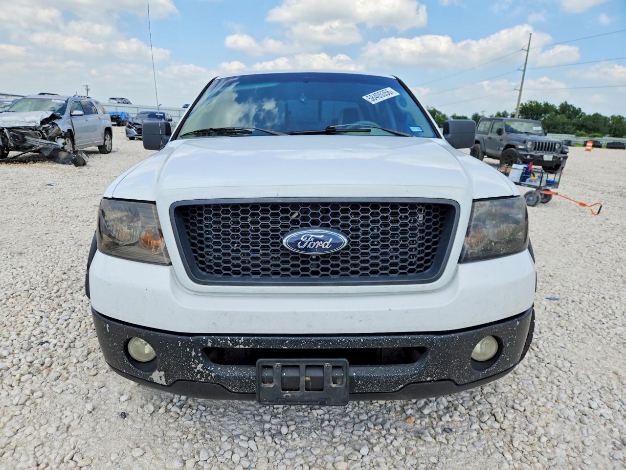 2006 Ford F150 Supercrew White vin: 1FTRW12W36FA23176