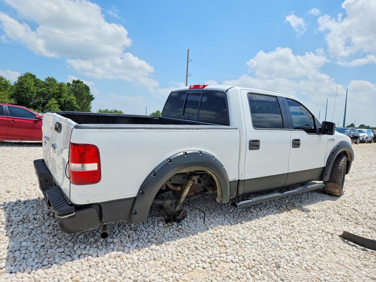 2006 Ford F150 Supercrew White vin: 1FTRW12W36FA23176