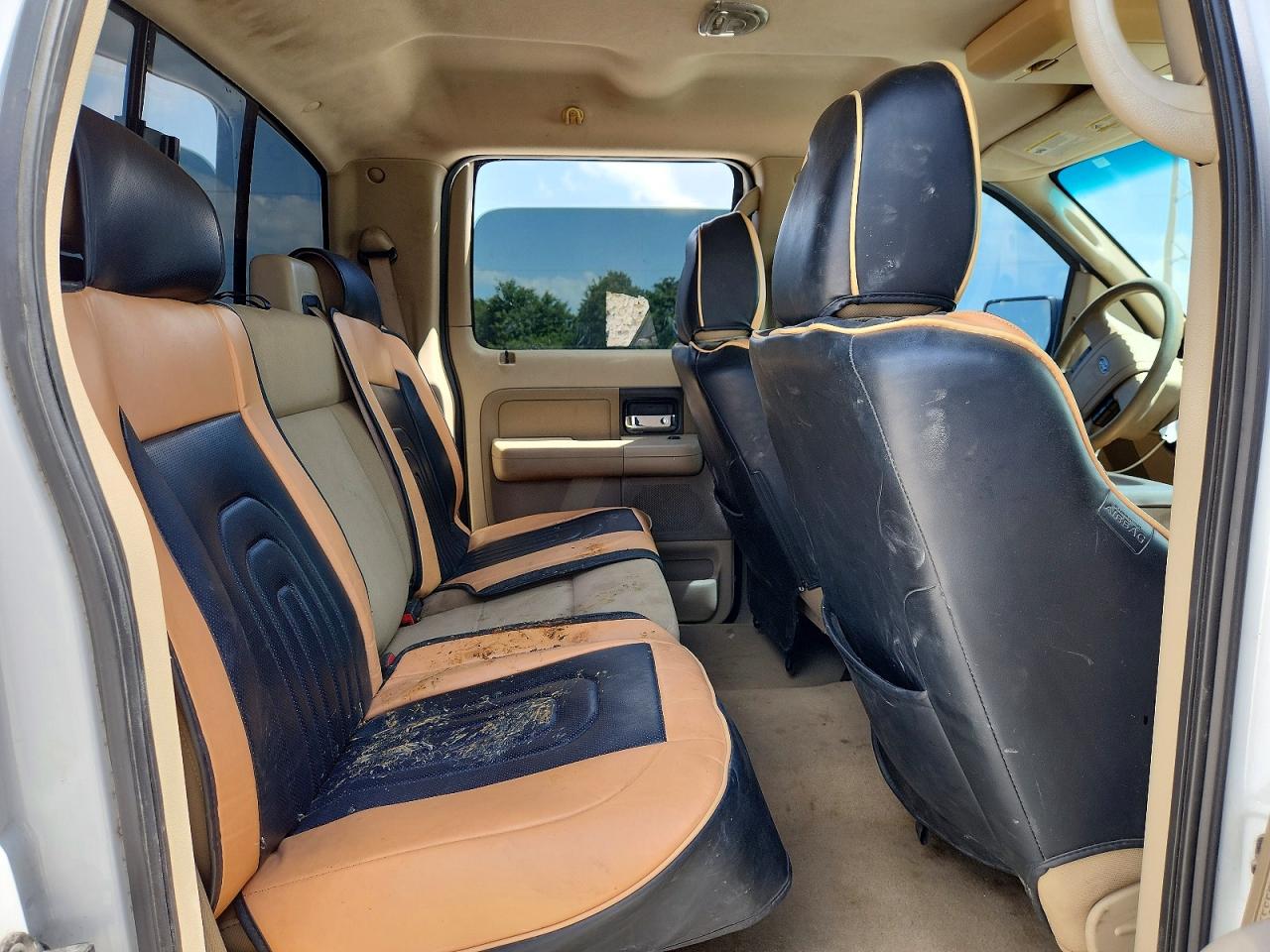 2006 Ford F150 Supercrew White vin: 1FTRW12W36FA23176
