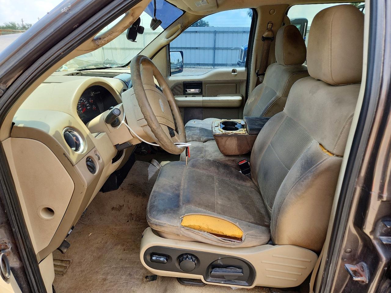 2006 Ford F150 Supercrew Brown vin: 1FTRW12W36FA74497
