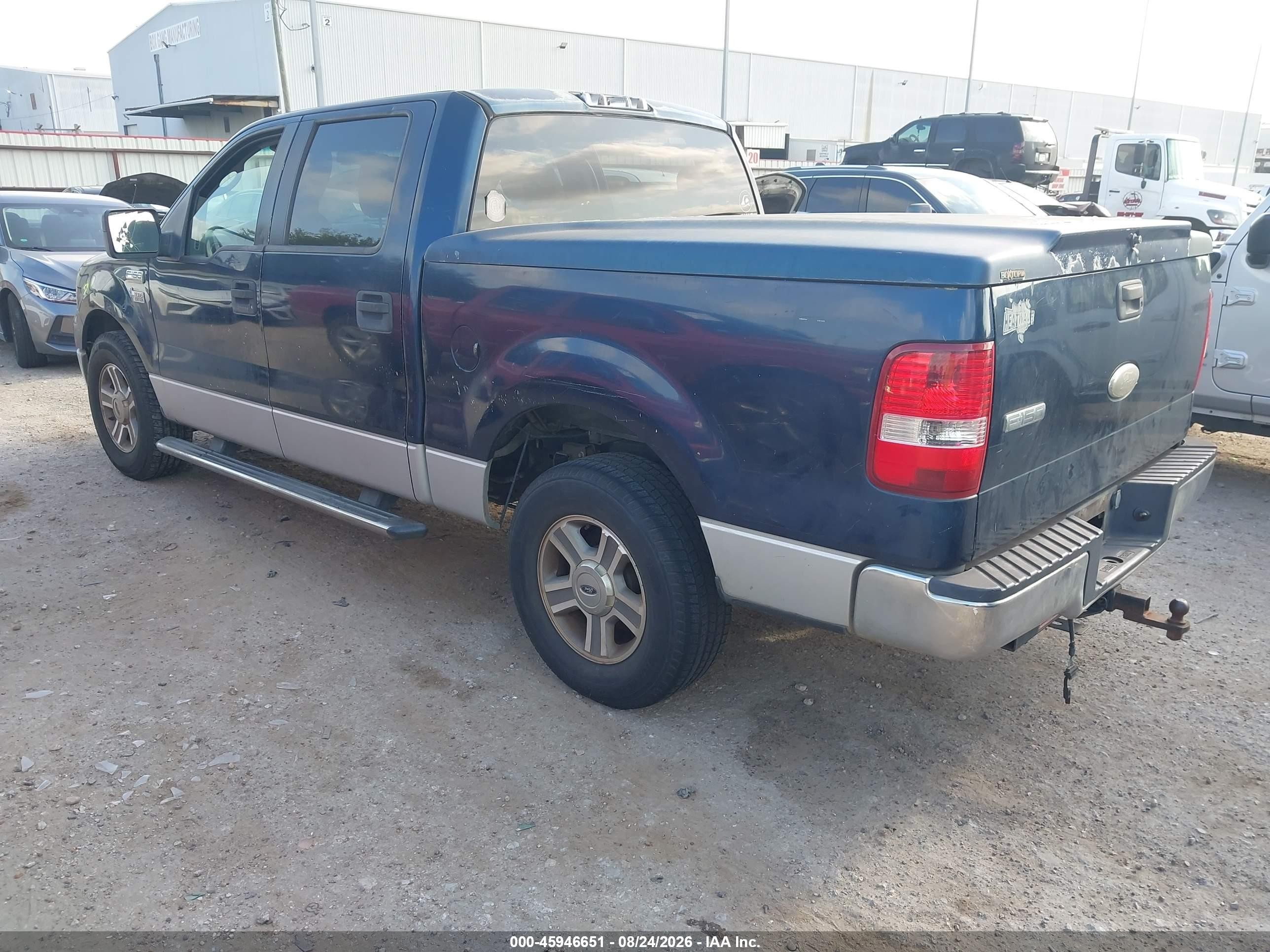 2006 Ford F-150 Xlt Blue vin: 1FTRW12W36FB16134