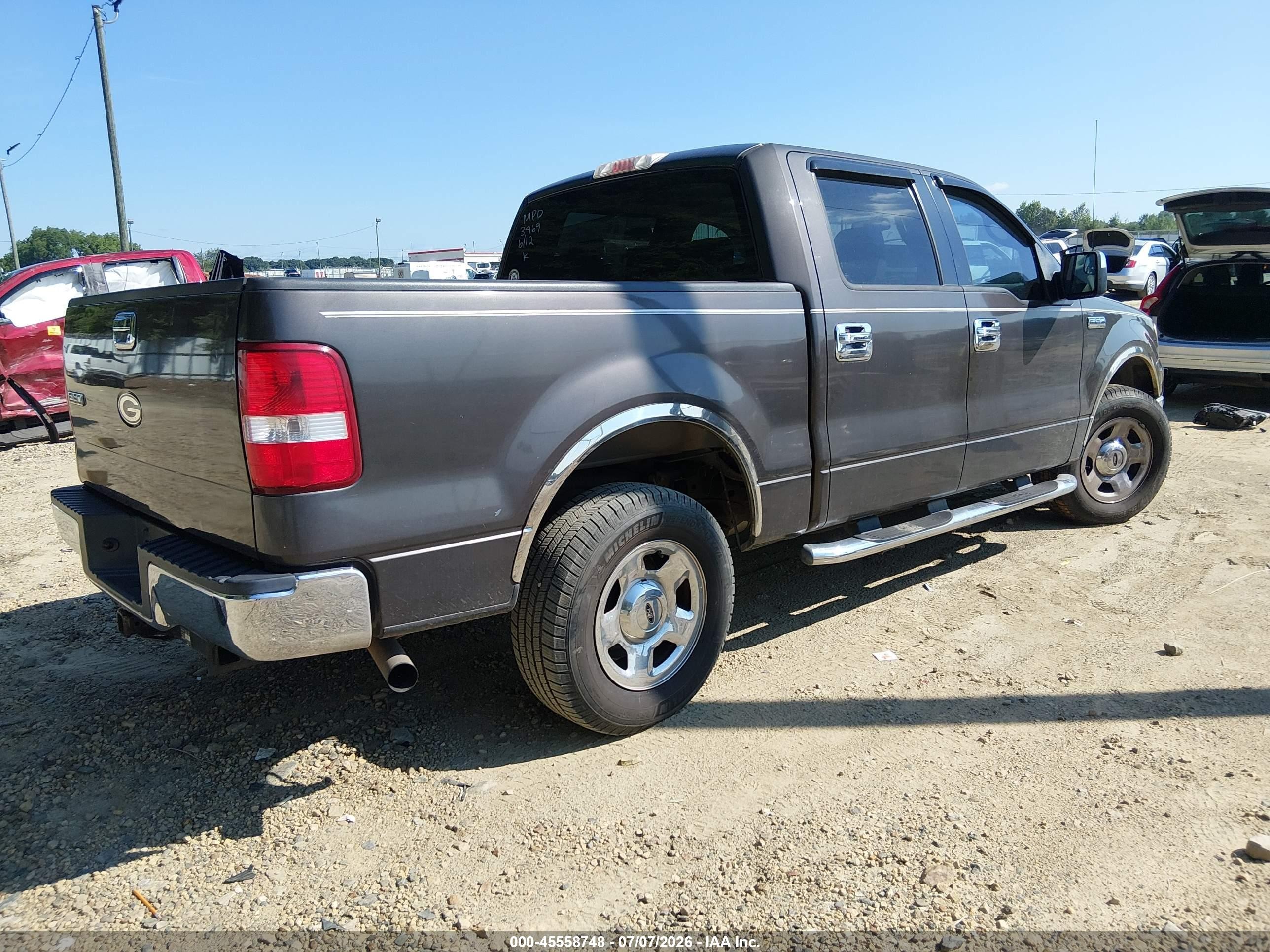 2006 Ford F-150 Xlt Серый vin: 1FTRW12W36KC83469