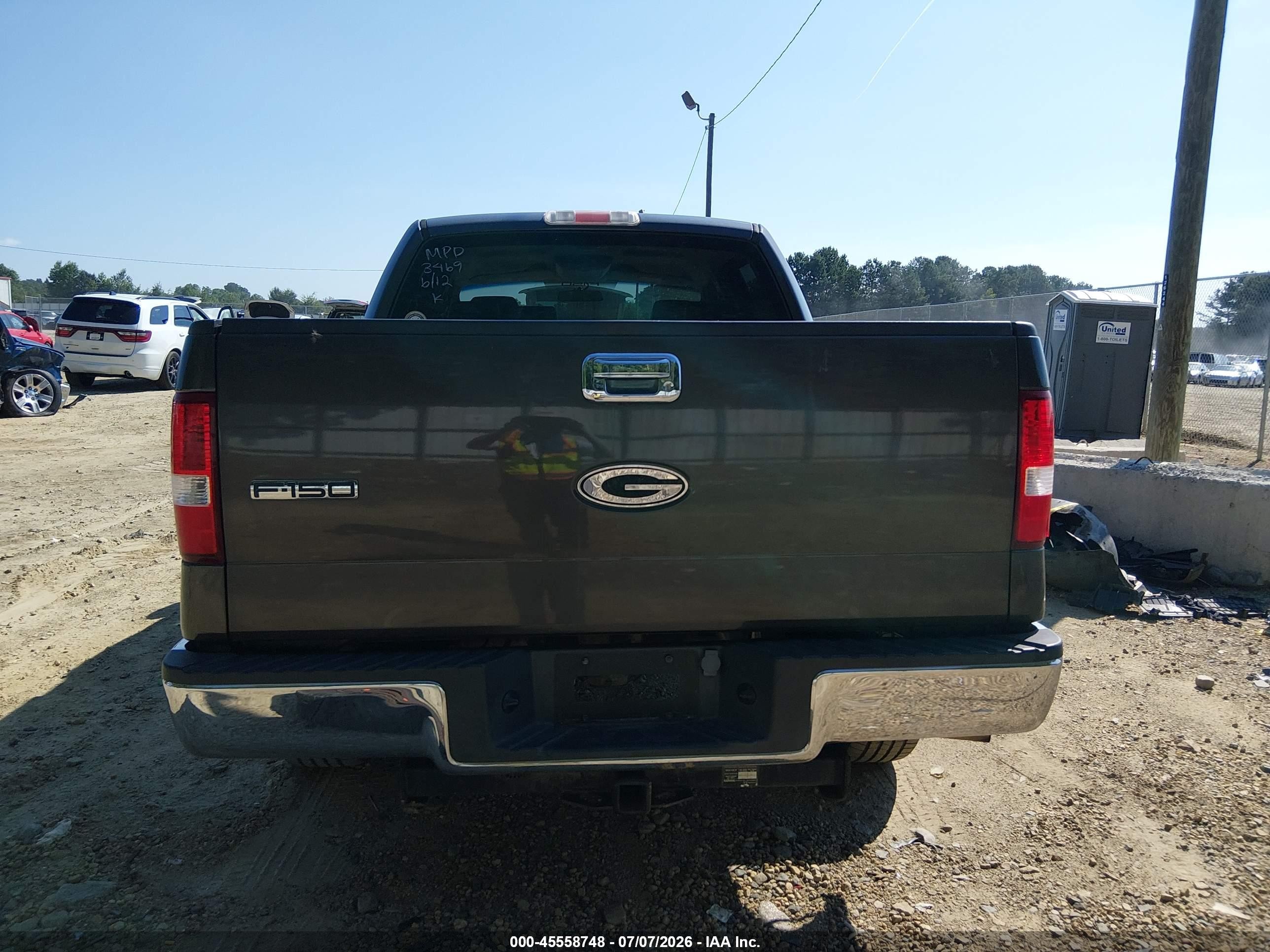 2006 Ford F-150 Xlt Серый vin: 1FTRW12W36KC83469