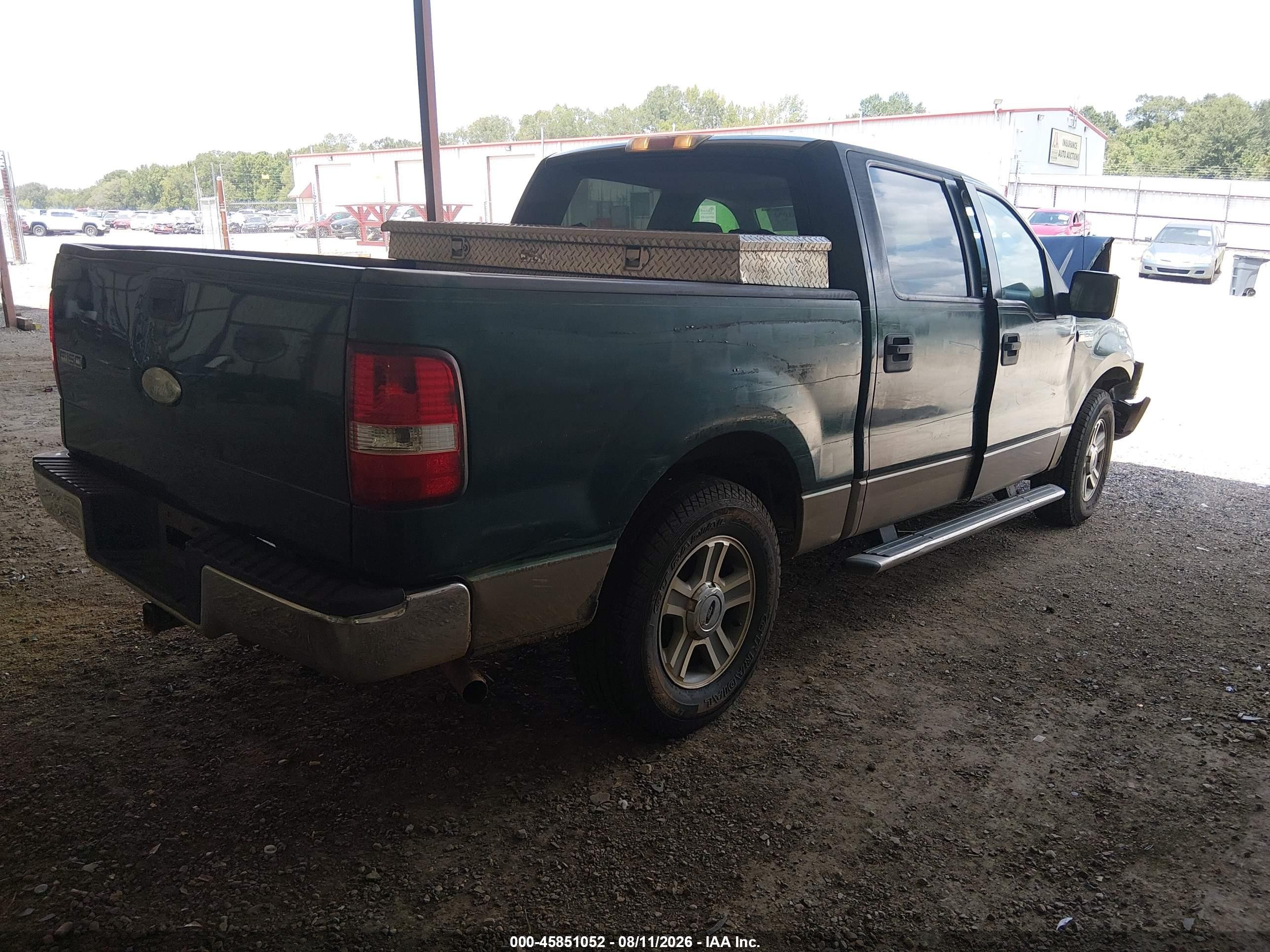 2006 Ford F-150 Xlt Green vin: 1FTRW12W36KC90647