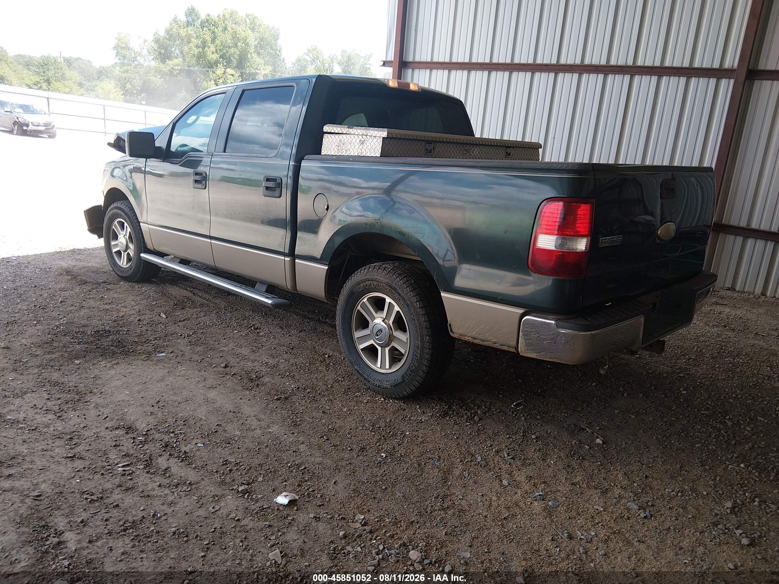 2006 Ford F-150 Xlt Green vin: 1FTRW12W36KC90647