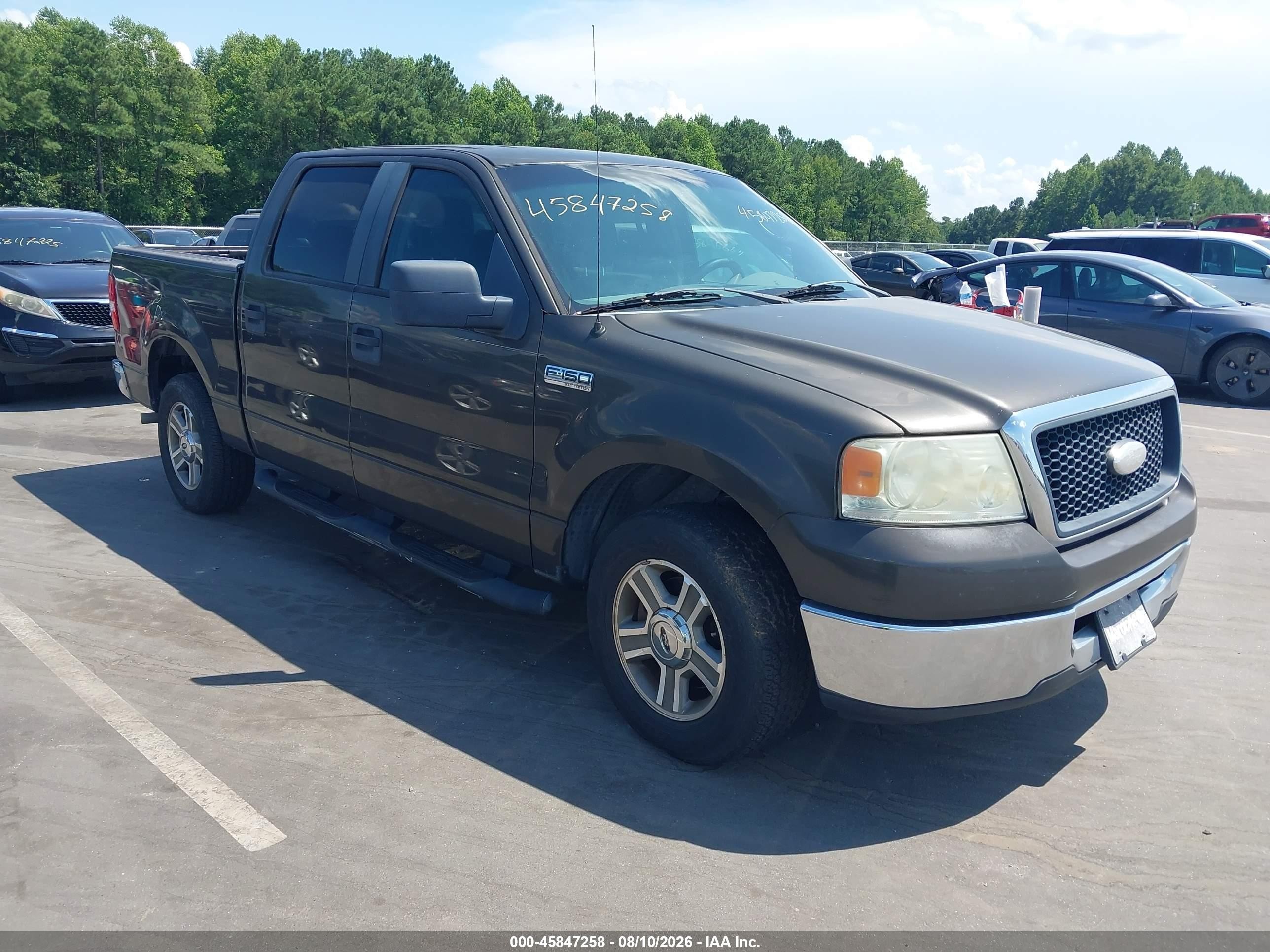 2007 Ford F-150 Xlt Gray vin: 1FTRW12W37FB48776