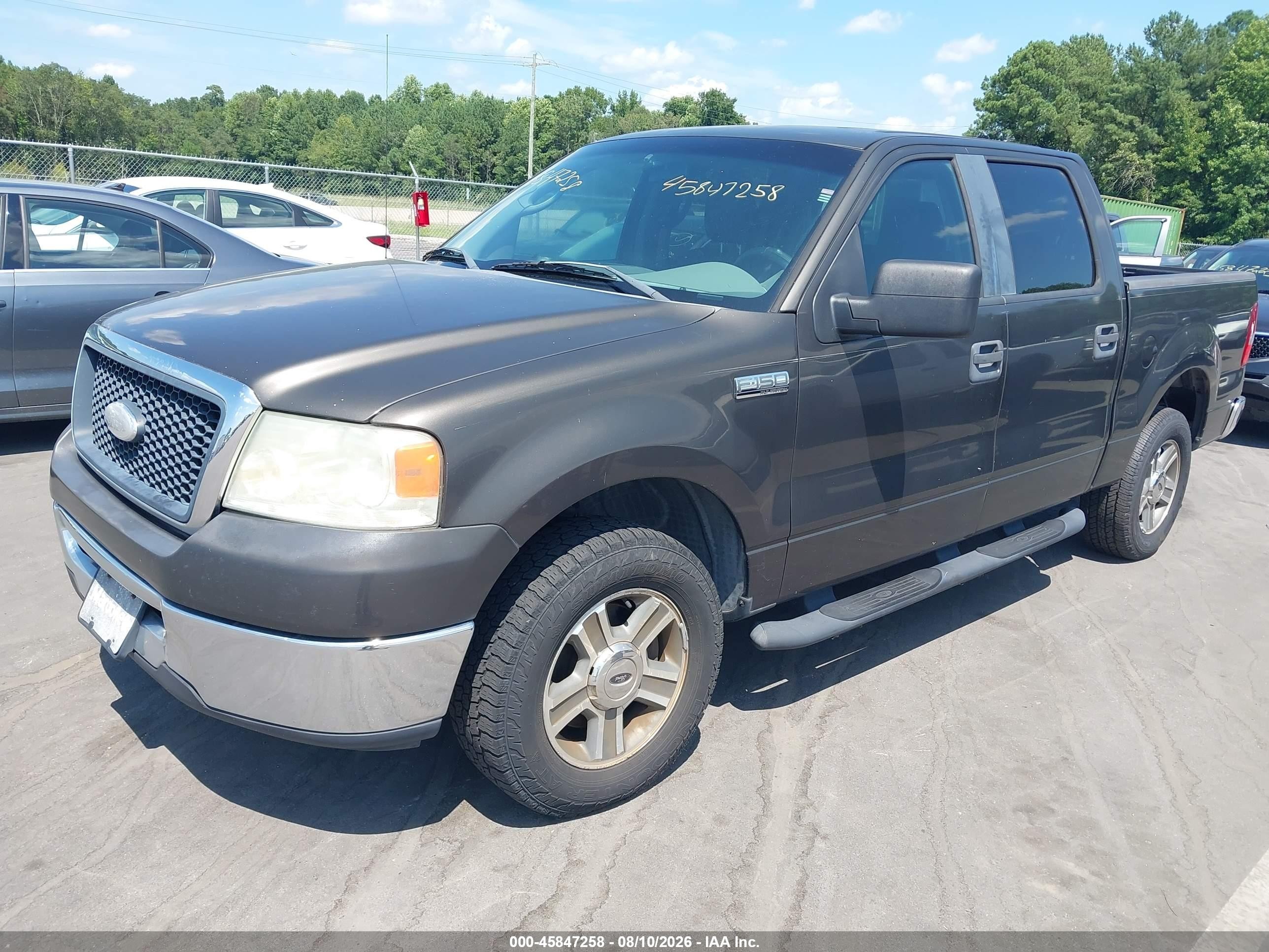 2007 Ford F-150 Xlt Gray vin: 1FTRW12W37FB48776