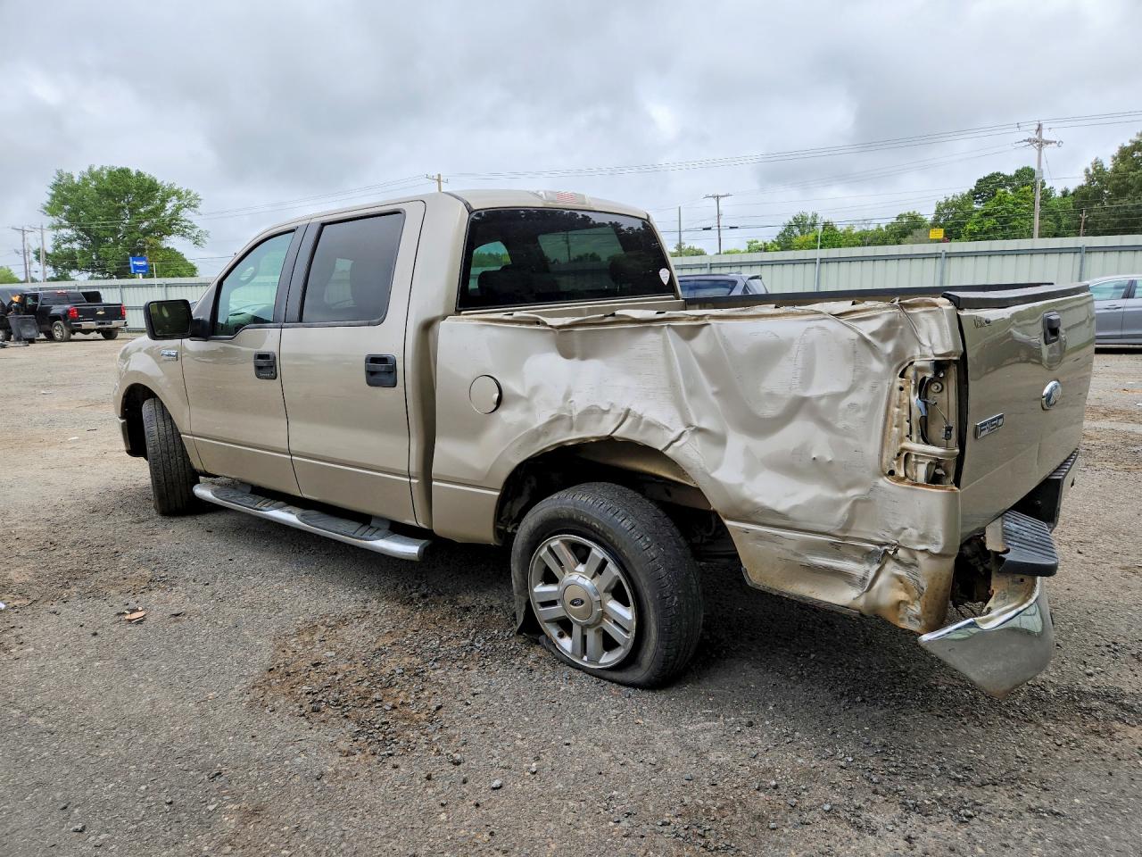 2007 Ford F150 Supercrew Tan vin: 1FTRW12W37FB82006