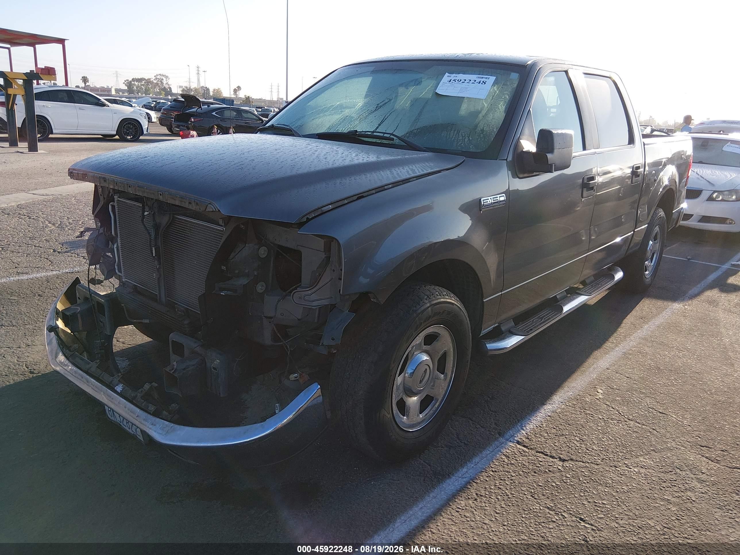2007 Ford F-150 Xlt Silver vin: 1FTRW12W37KC73672