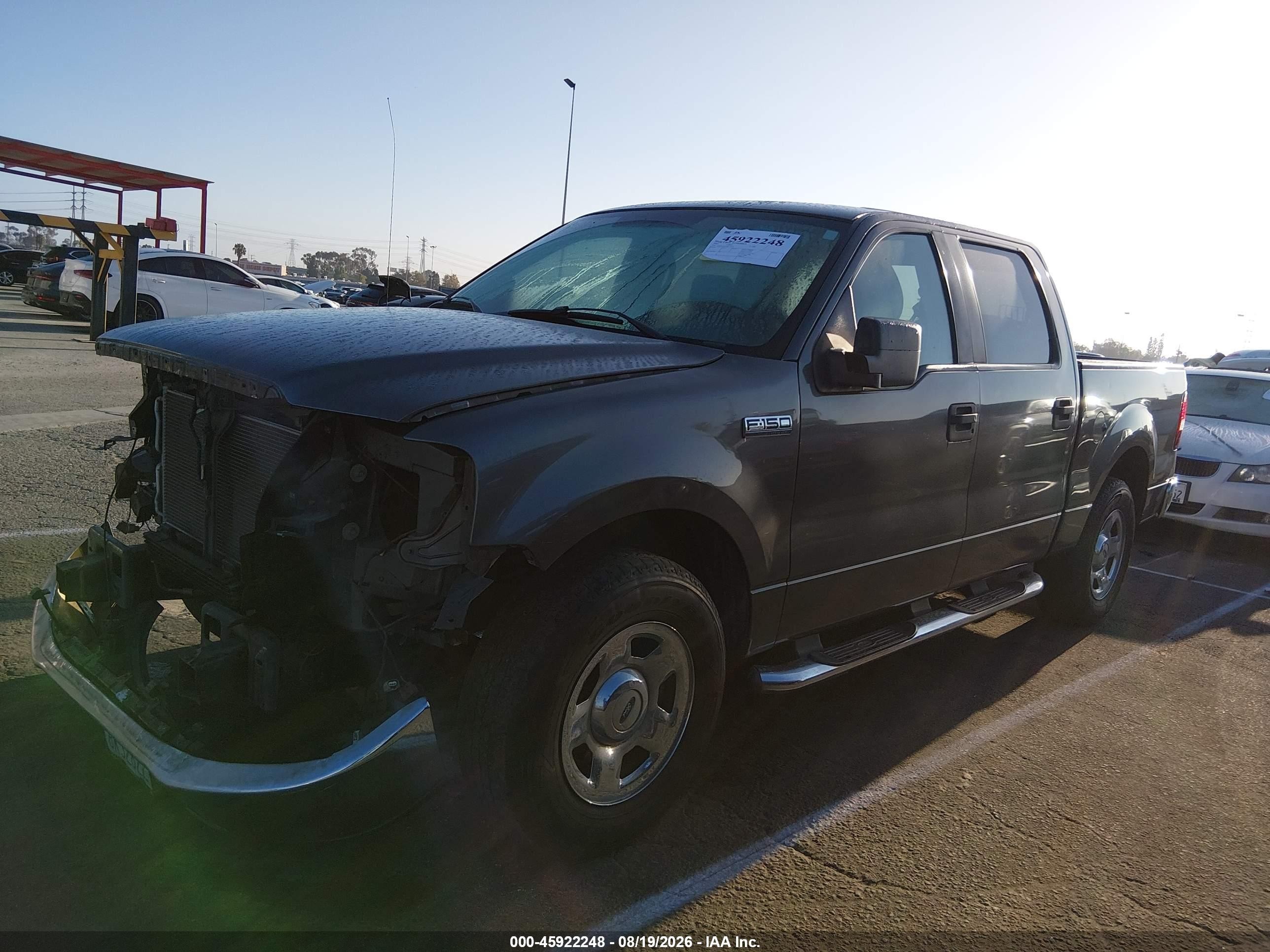 2007 Ford F-150 Xlt Silver vin: 1FTRW12W37KC73672