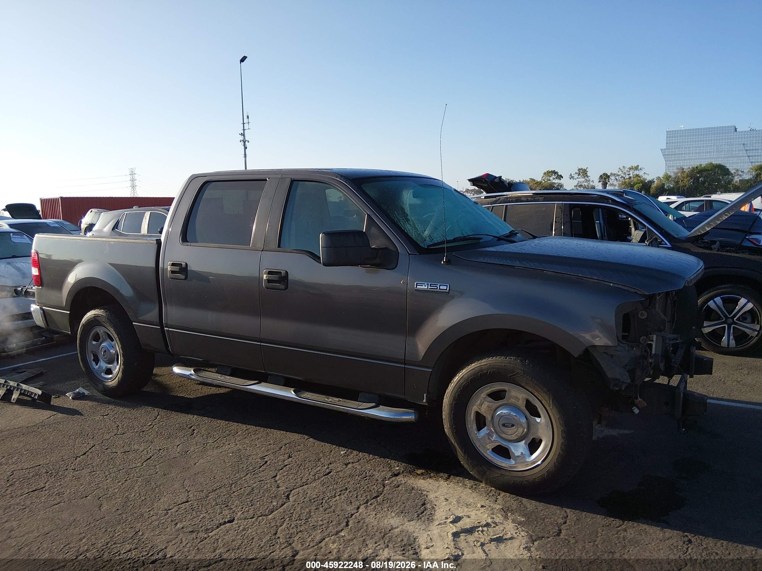 2007 Ford F-150 Xlt Silver vin: 1FTRW12W37KC73672