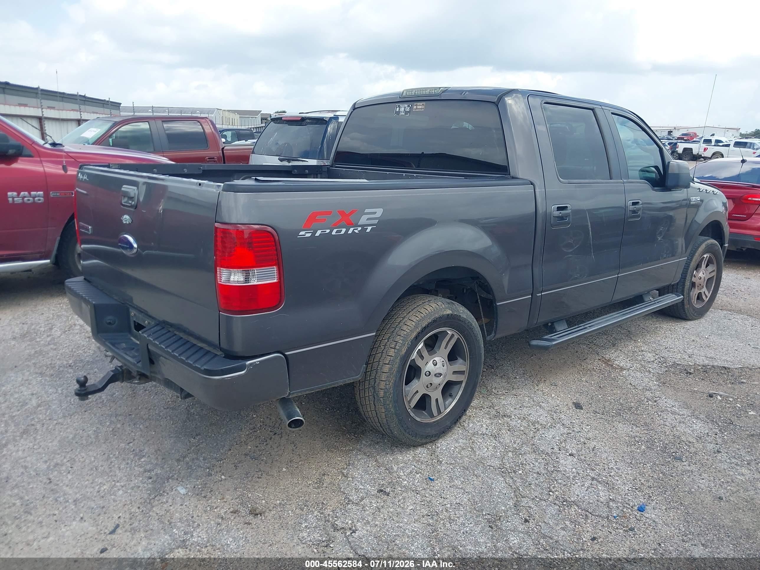2007 Ford F-150 Xlt Gray vin: 1FTRW12W37KD01969