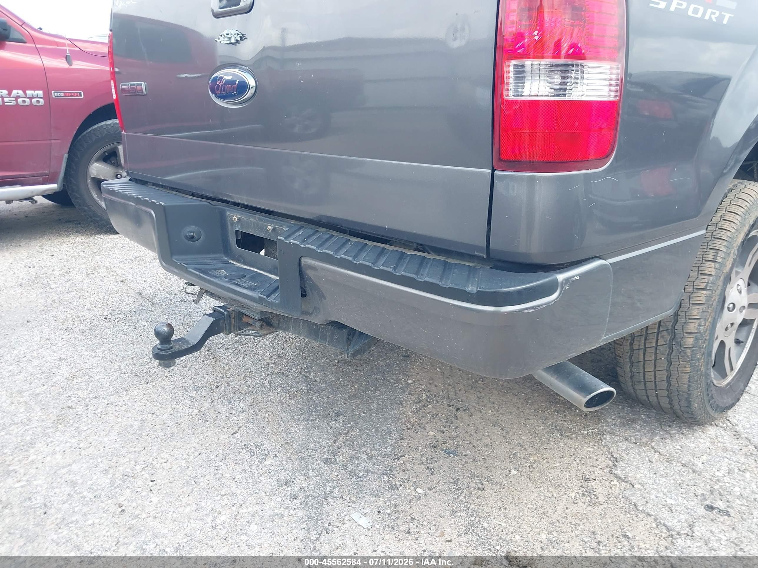 2007 Ford F-150 Xlt Gray vin: 1FTRW12W37KD01969