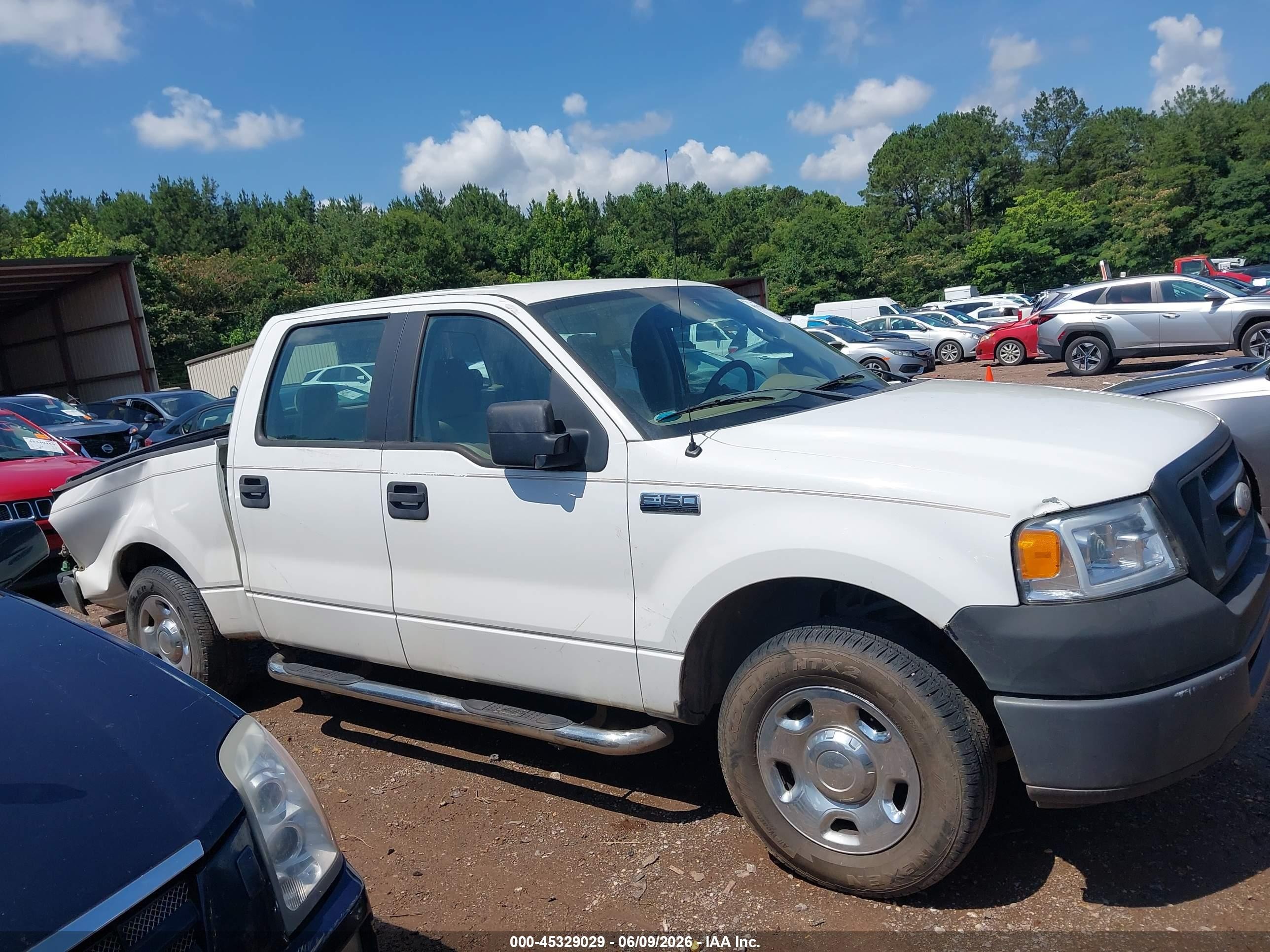 2008 Ford F-150 60th Anniversary/fx2/xl/xlt White vin: 1FTRW12W38FA41888
