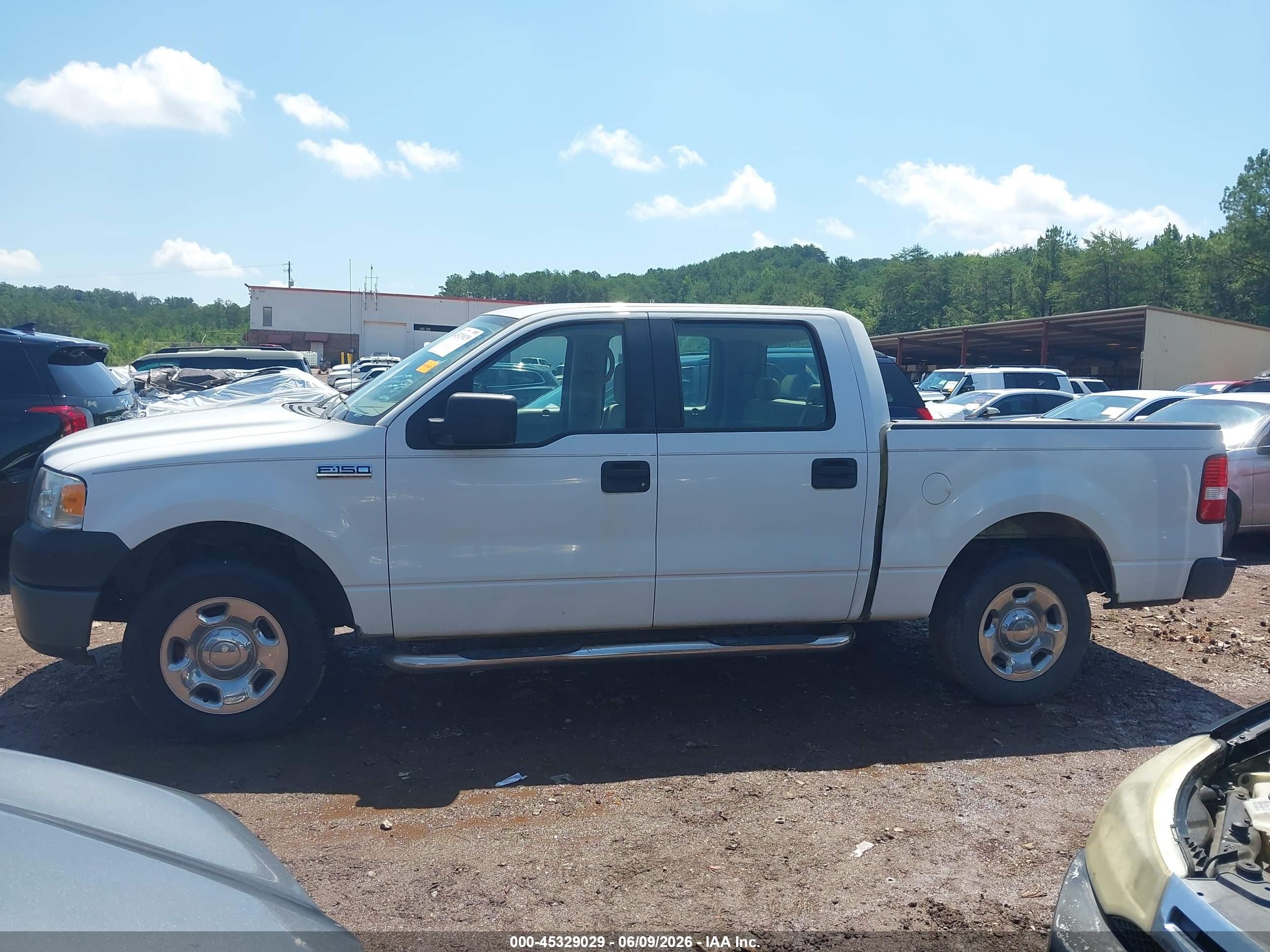 2008 Ford F-150 60th Anniversary/fx2/xl/xlt White vin: 1FTRW12W38FA41888