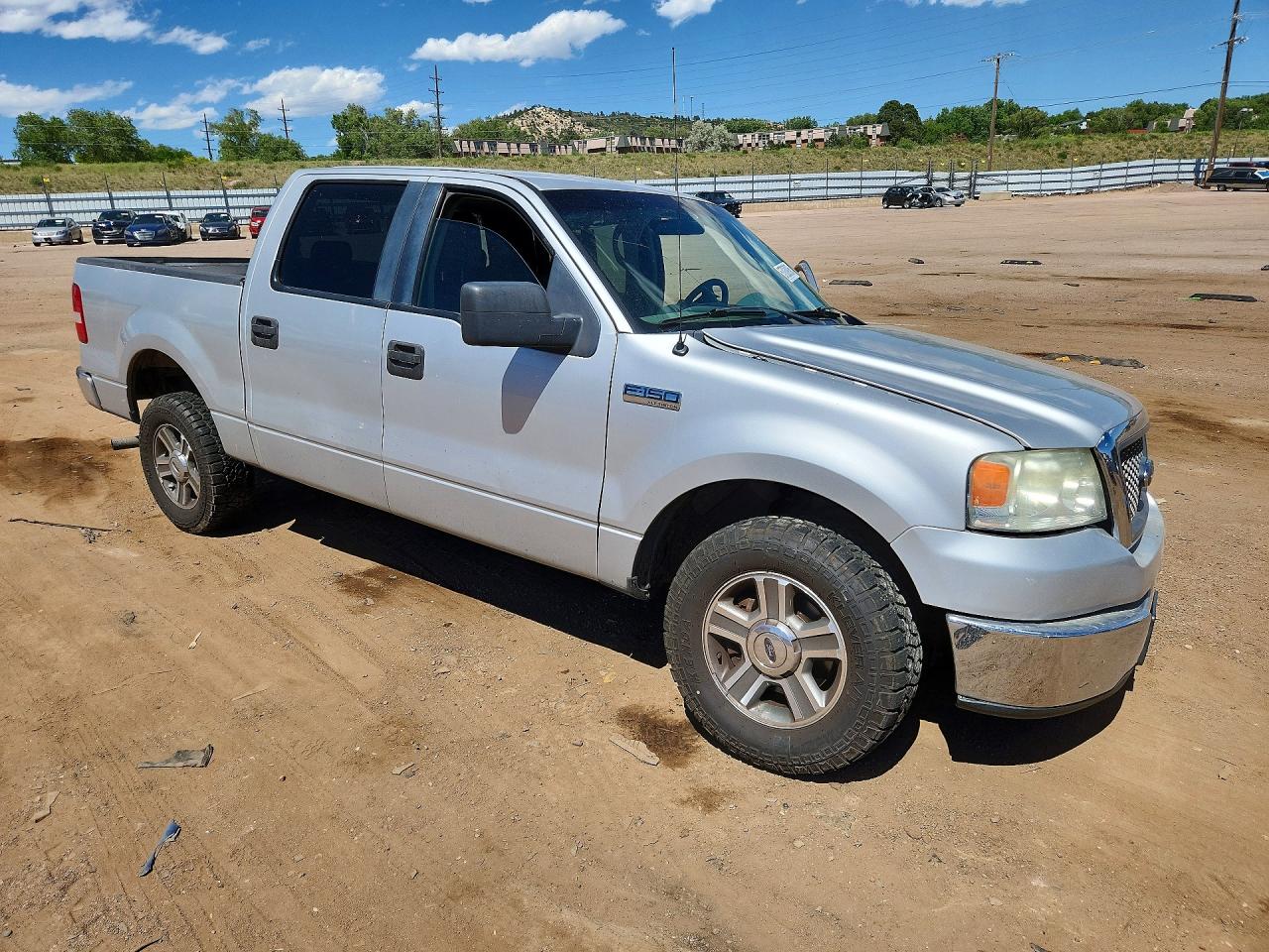 2008 Ford F150 Supercrew Серебряный vin: 1FTRW12W38FB53543