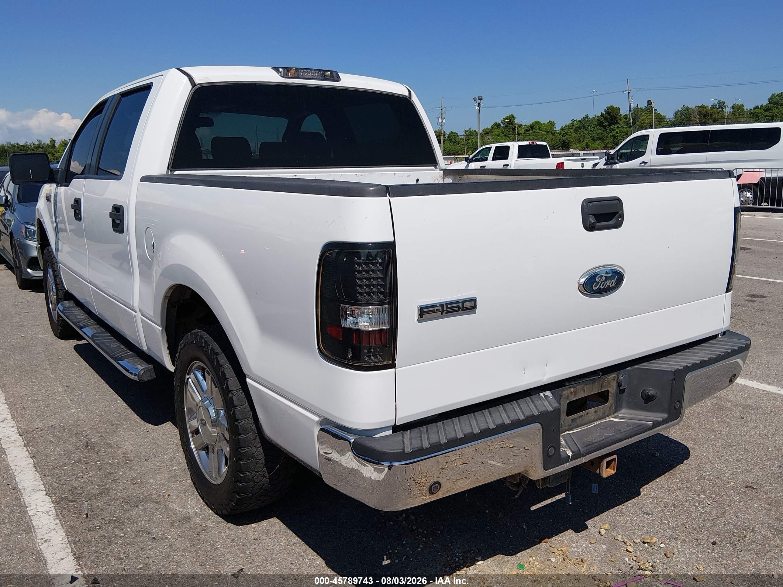 2008 Ford F-150 60th Anniversary/fx2/xl/xlt White vin: 1FTRW12W38FB82315