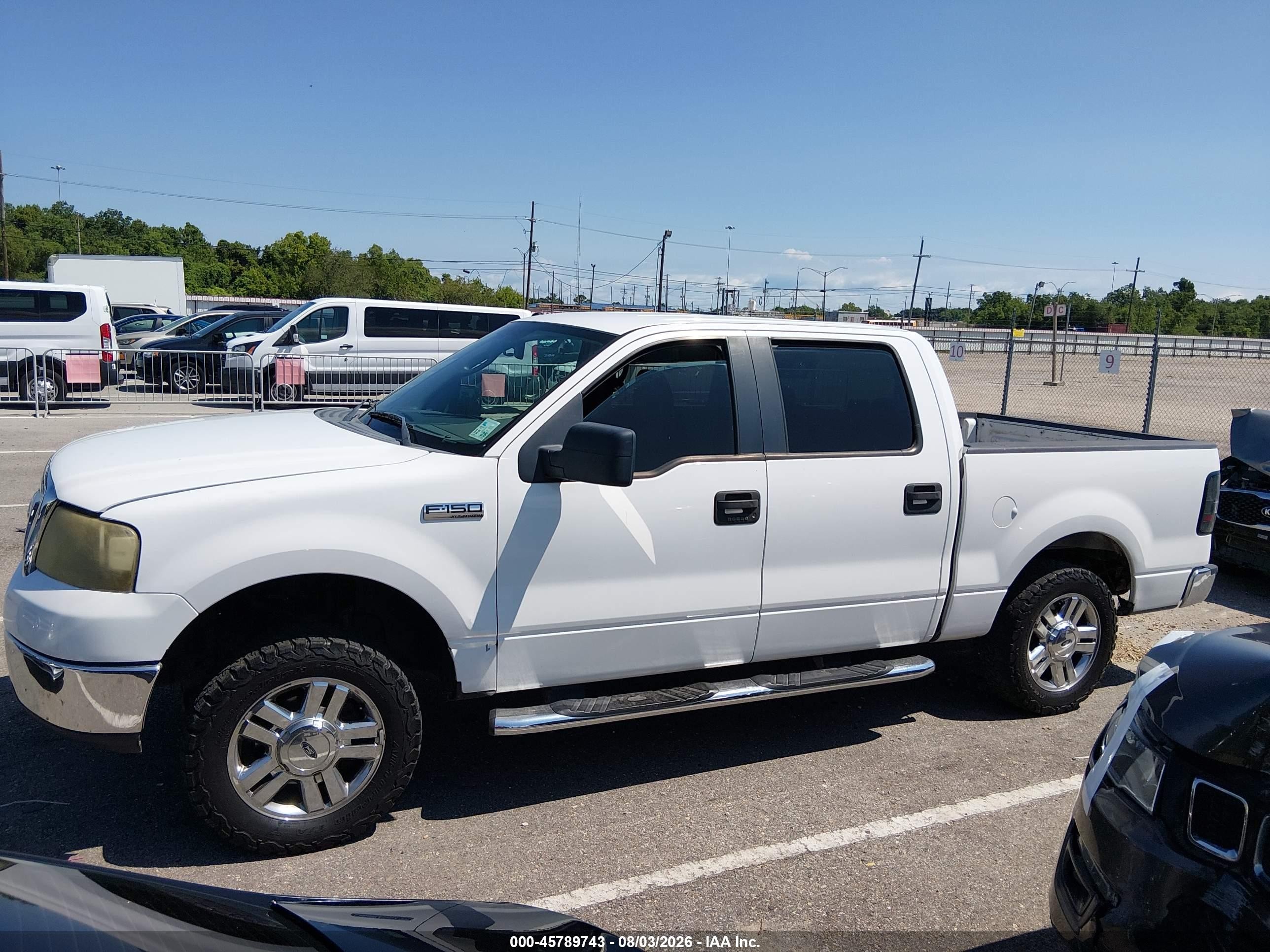 2008 Ford F-150 60th Anniversary/fx2/xl/xlt White vin: 1FTRW12W38FB82315