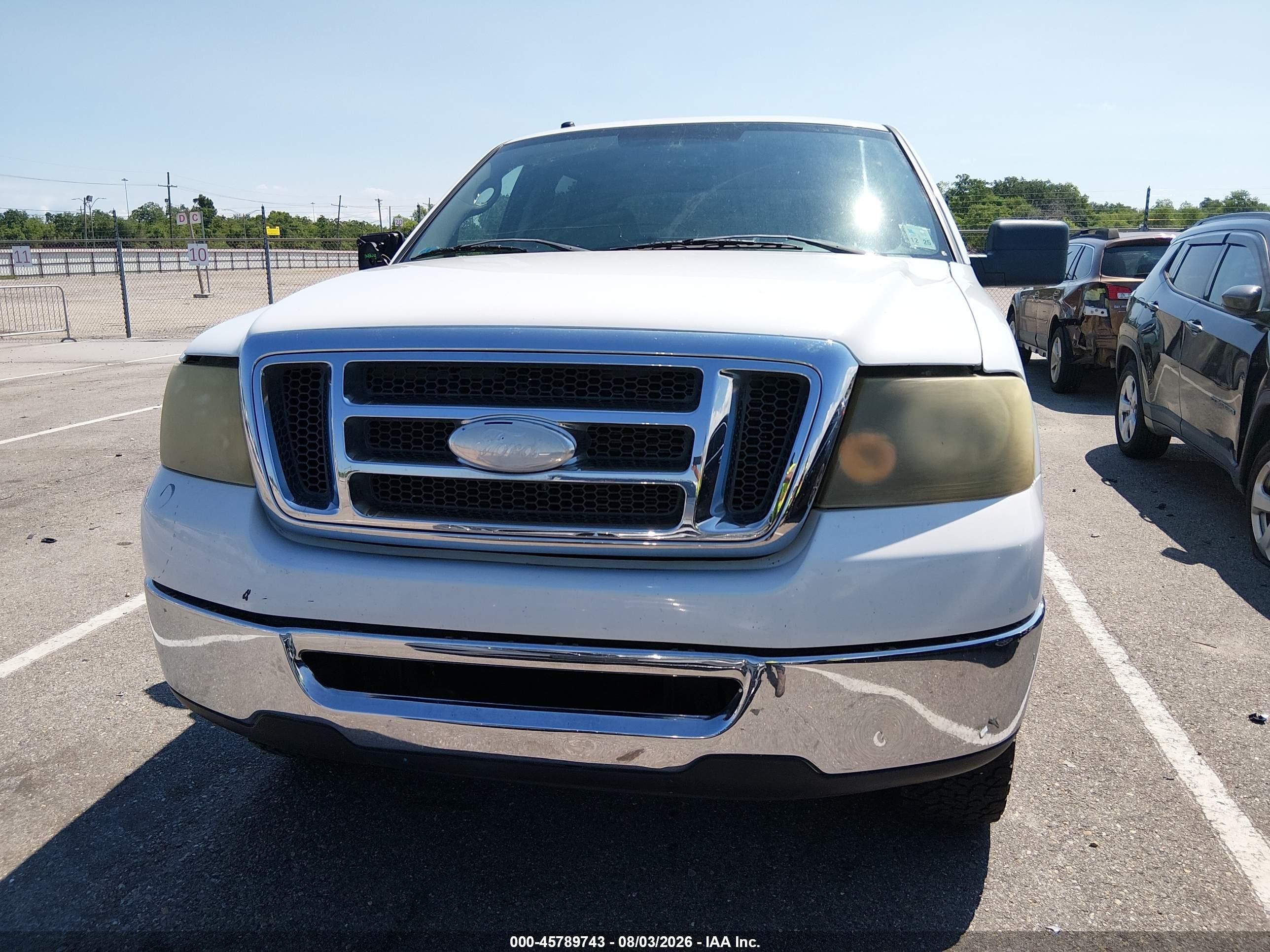 2008 Ford F-150 60th Anniversary/fx2/xl/xlt White vin: 1FTRW12W38FB82315