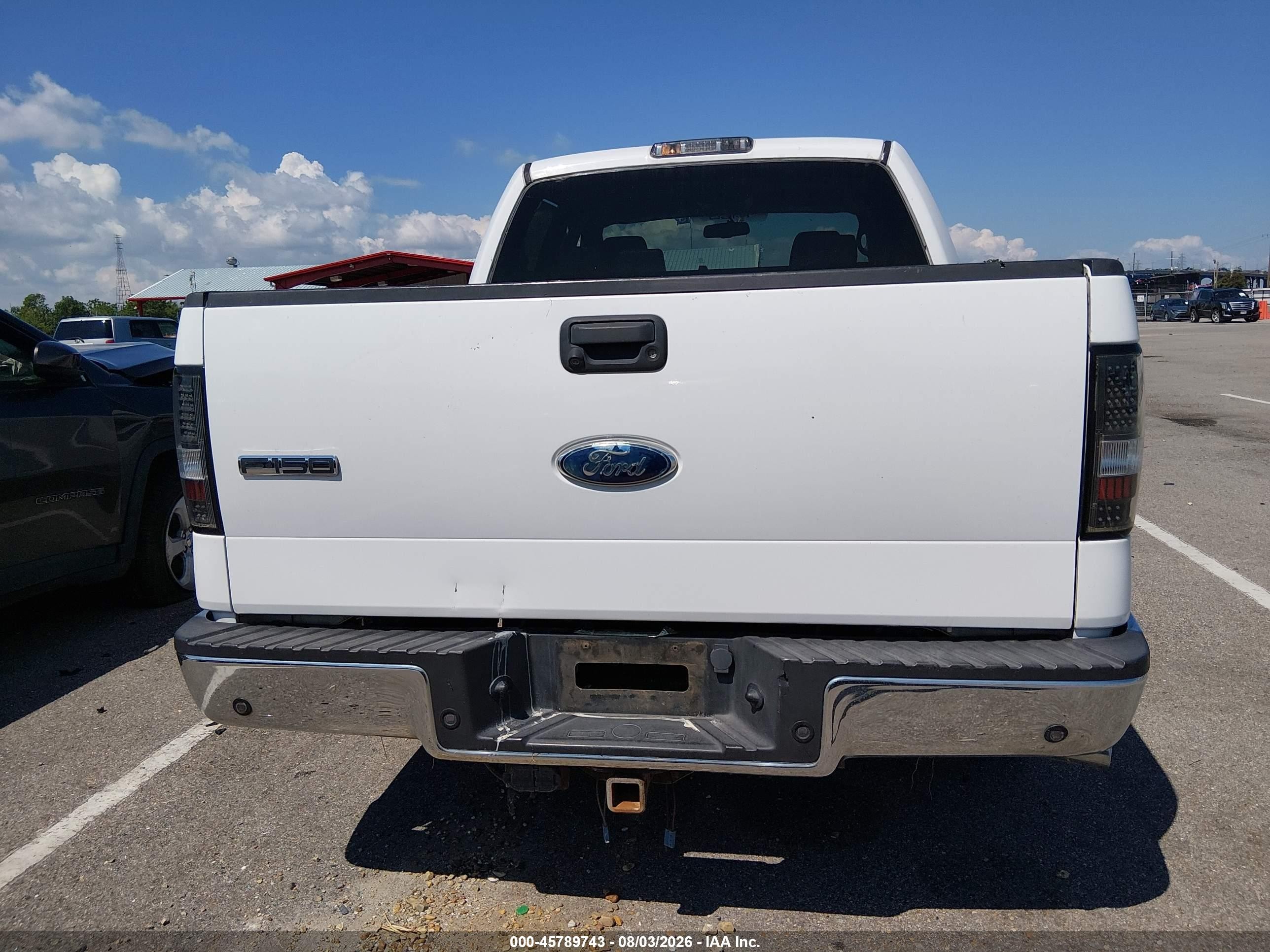 2008 Ford F-150 60th Anniversary/fx2/xl/xlt White vin: 1FTRW12W38FB82315