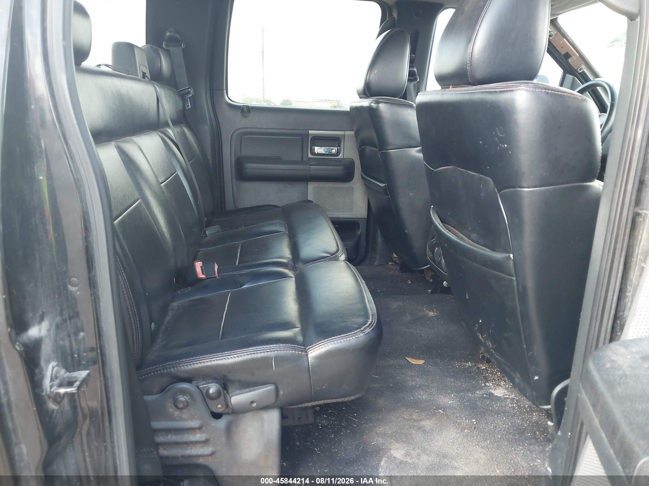 2008 Ford F-150 Xlt Black vin: 1FTRW12W38KB81401