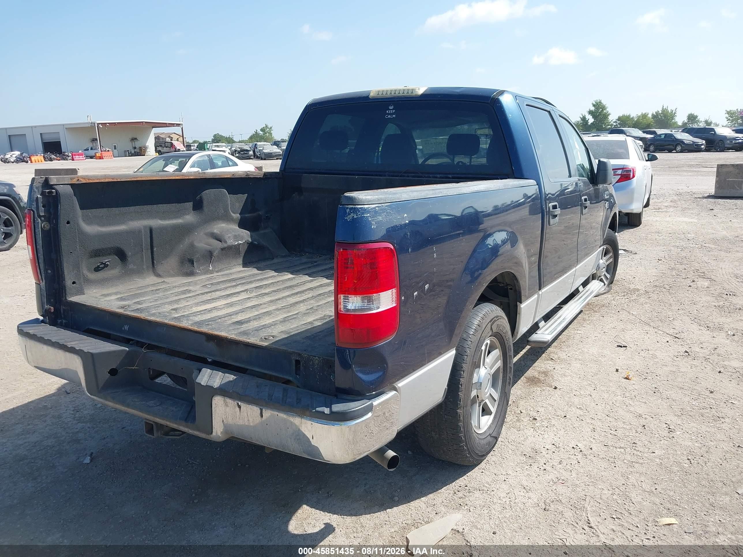 2005 Ford F-150 Xlt Dark Blue vin: 1FTRW12W45FB68600