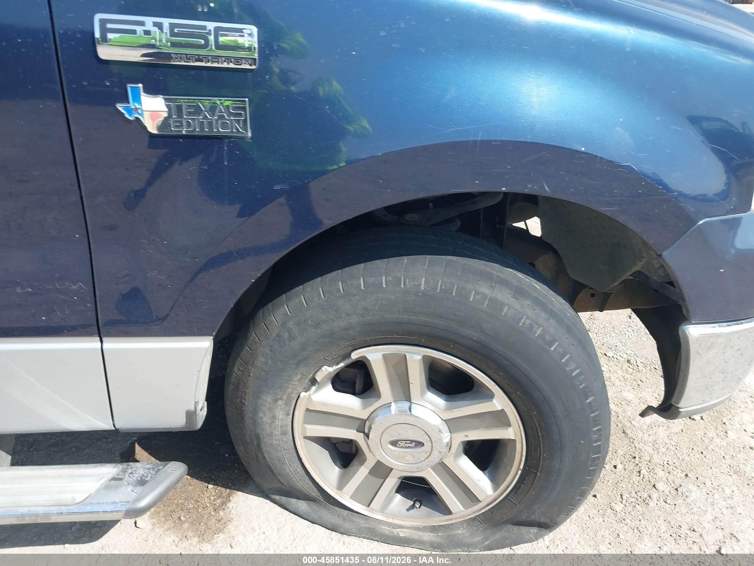 2005 Ford F-150 Xlt Dark Blue vin: 1FTRW12W45FB68600
