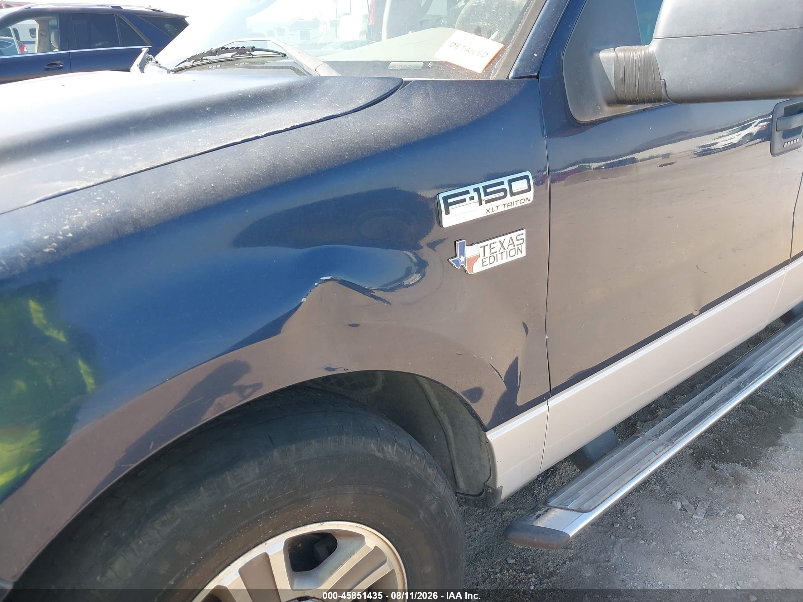 2005 Ford F-150 Xlt Dark Blue vin: 1FTRW12W45FB68600