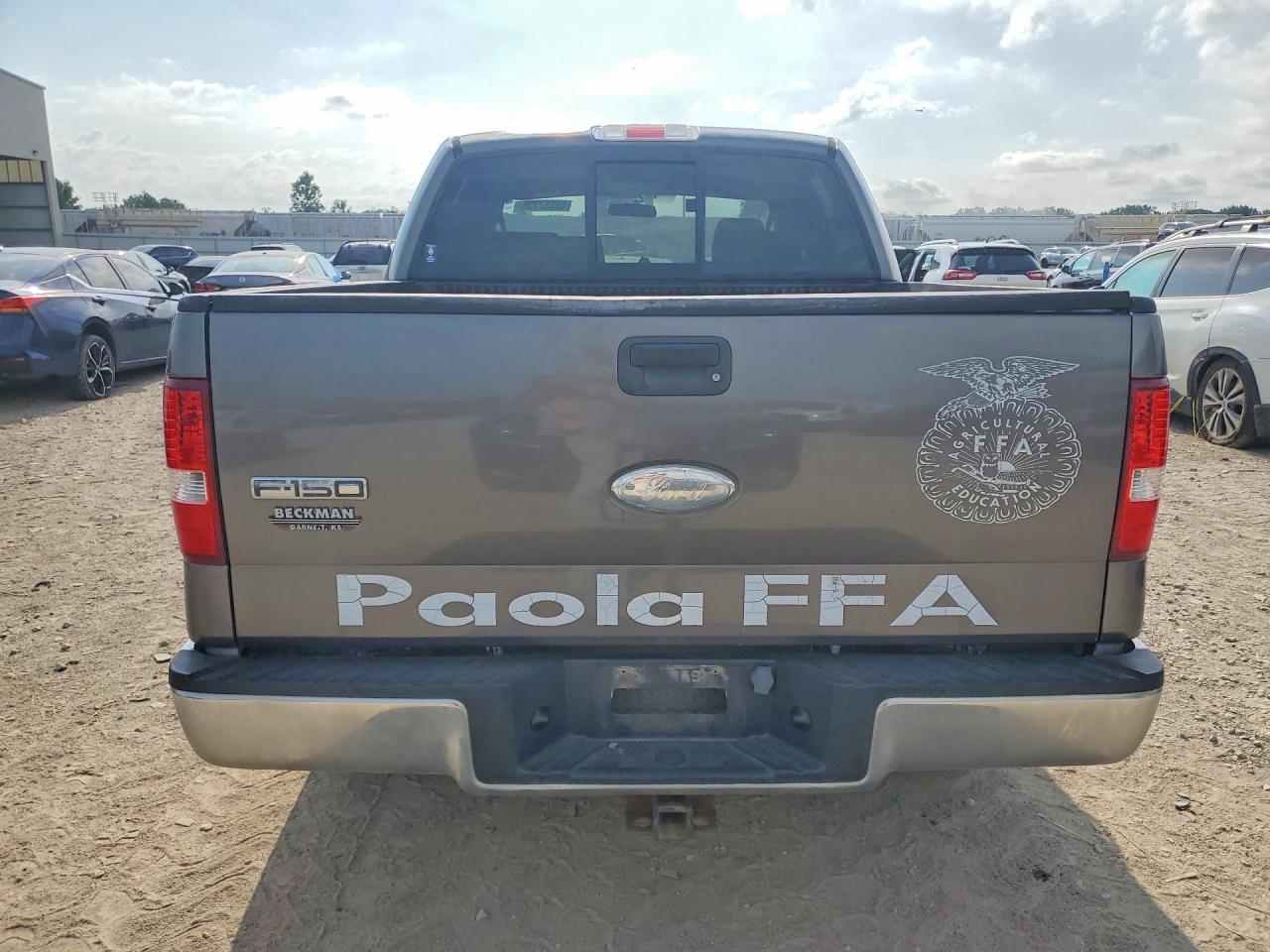 2006 Ford F150 Supercrew Gray vin: 1FTRW12W46FB04848