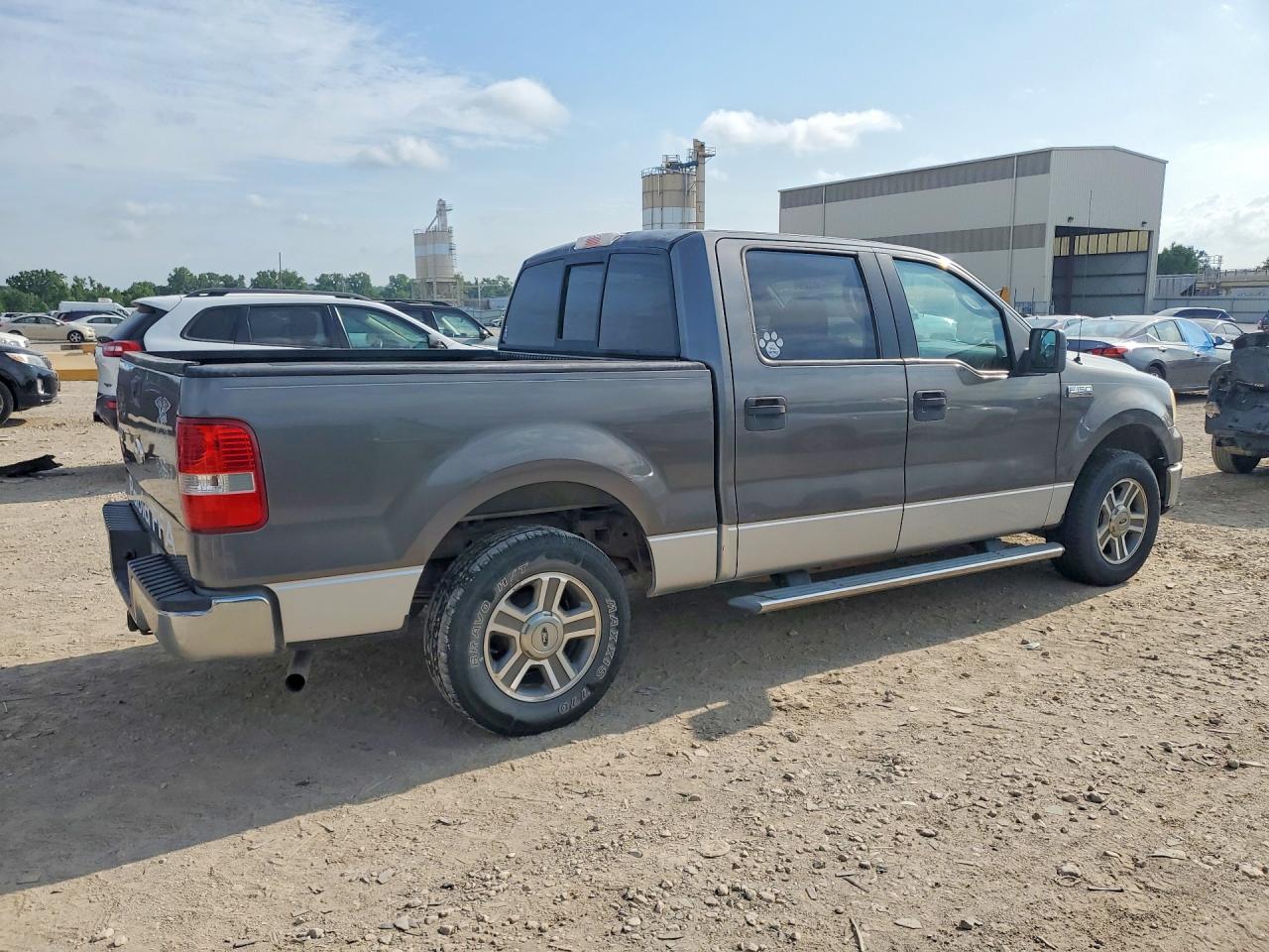2006 Ford F150 Supercrew Gray vin: 1FTRW12W46FB04848