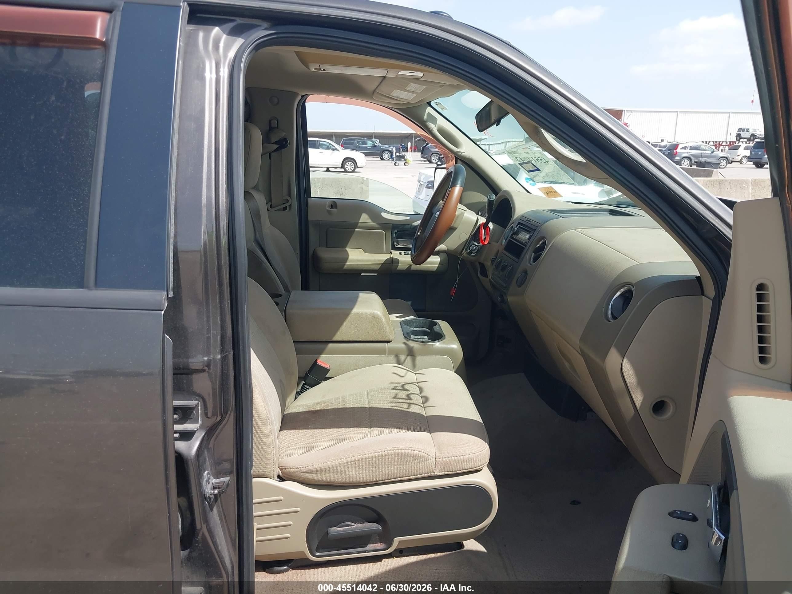 2006 Ford F-150 Xlt Black vin: 1FTRW12W46FB16904