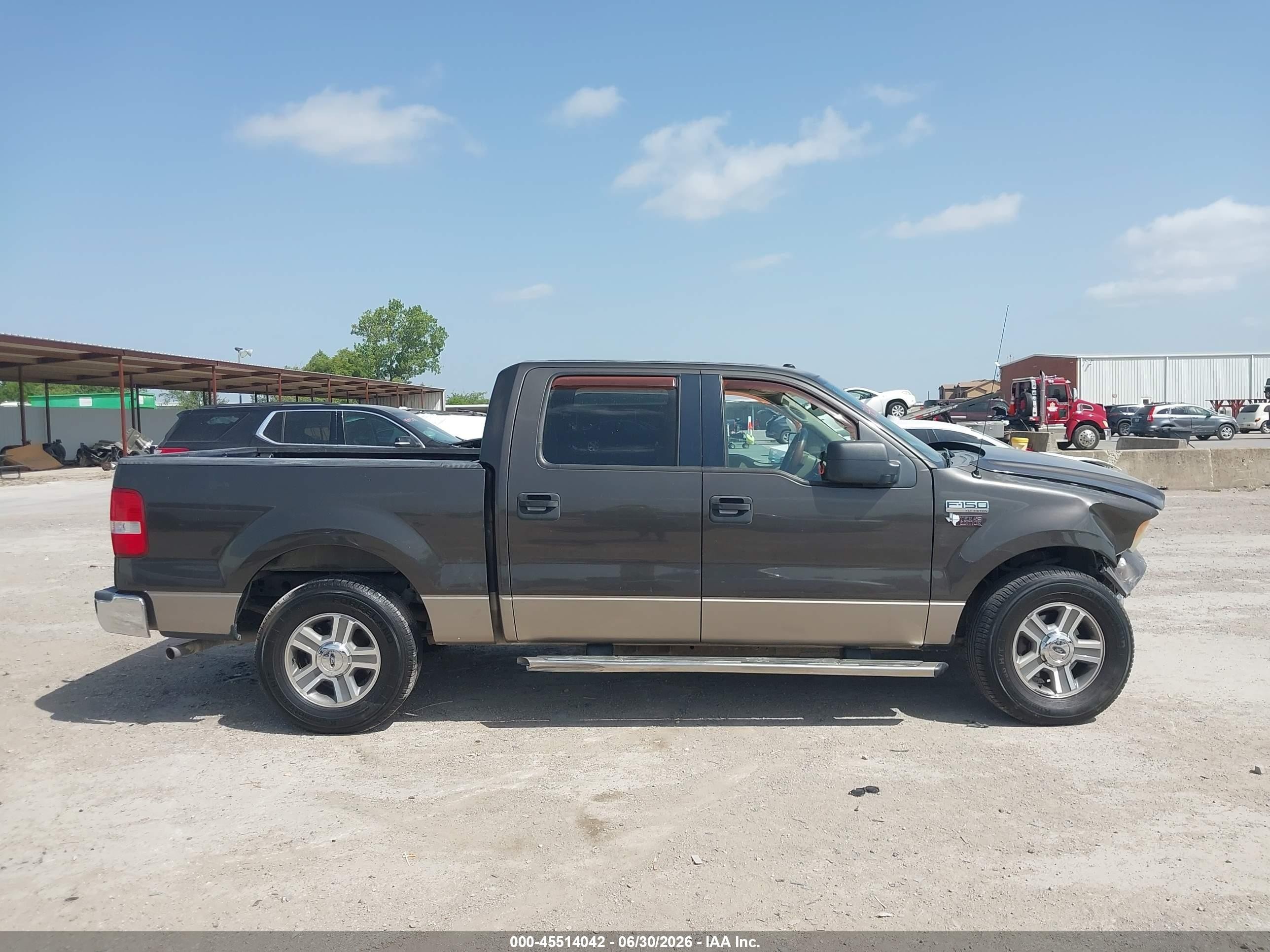 2006 Ford F-150 Xlt Black vin: 1FTRW12W46FB16904