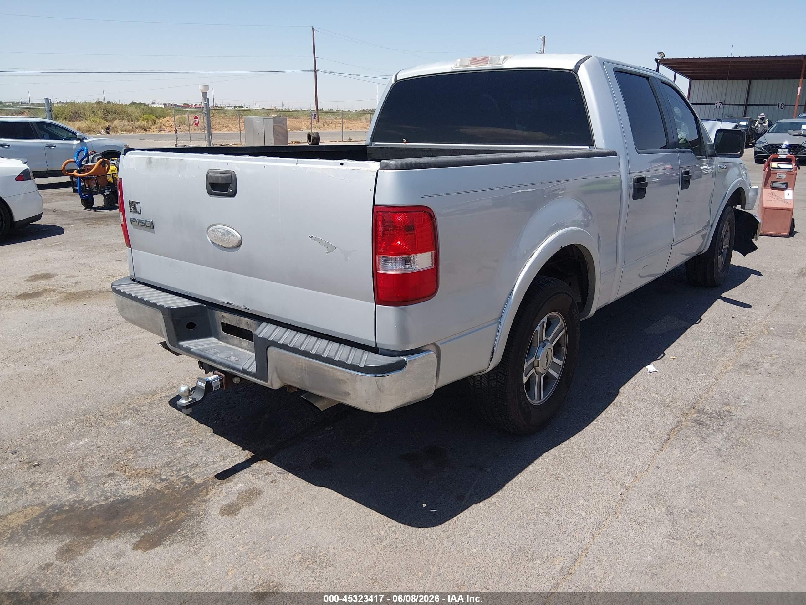 2006 Ford F-150 Xlt Silver vin: 1FTRW12W46FB39521