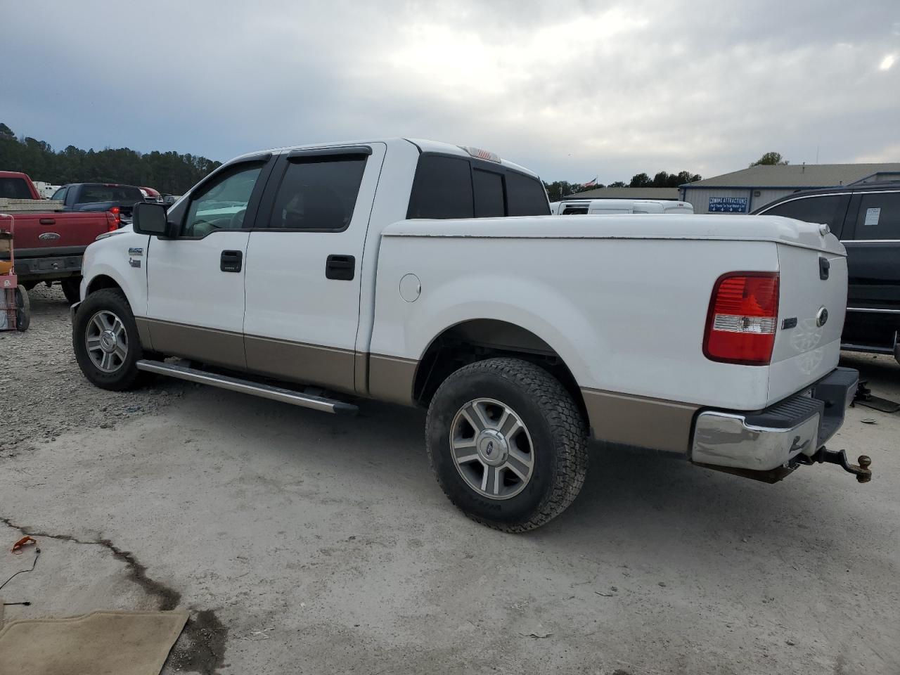 2006 Ford F150 Supercrew White vin: 1FTRW12W46KD72905
