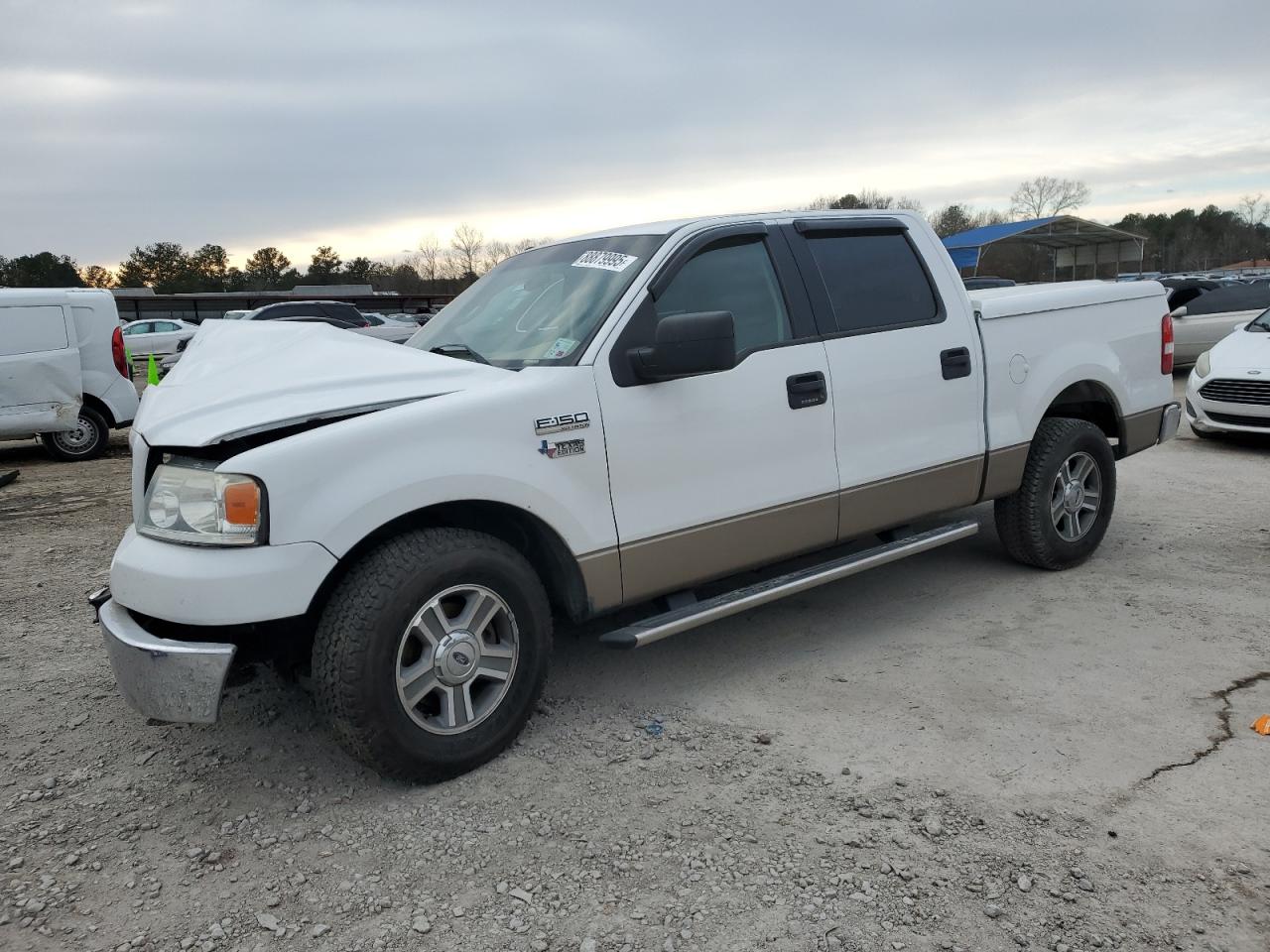 2006 Ford F150 Supercrew White vin: 1FTRW12W46KD72905