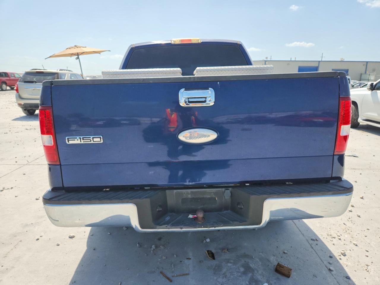 2007 Ford F150 Supercrew Blue vin: 1FTRW12W47FA18165