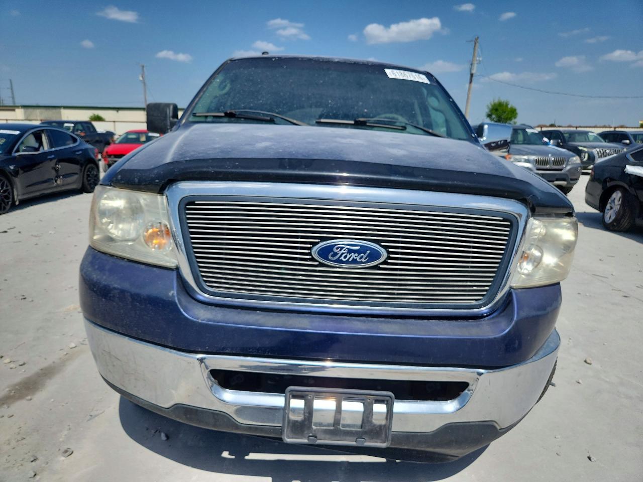 2007 Ford F150 Supercrew Blue vin: 1FTRW12W47FA18165