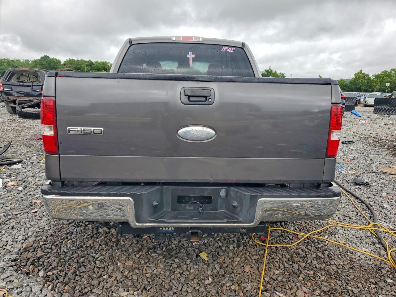 2007 Ford F150 Supercrew Gray vin: 1FTRW12W47FB33610