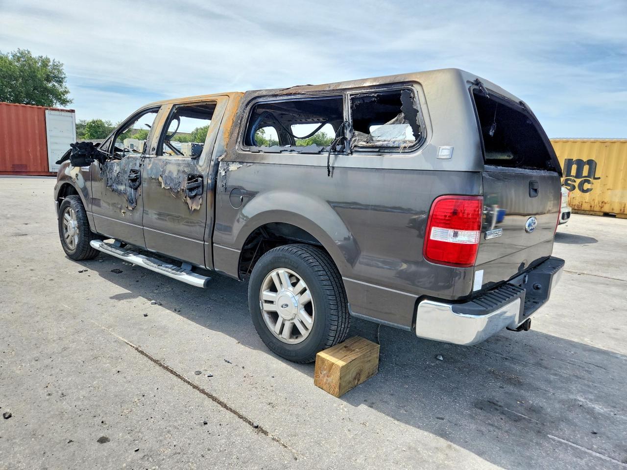 2007 Ford F150 Supercrew Gray vin: 1FTRW12W47FB41142