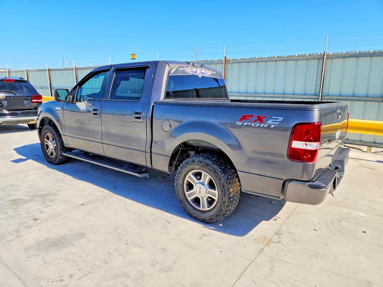 2007 Ford F150 Supercrew Gray vin: 1FTRW12W47KD08221