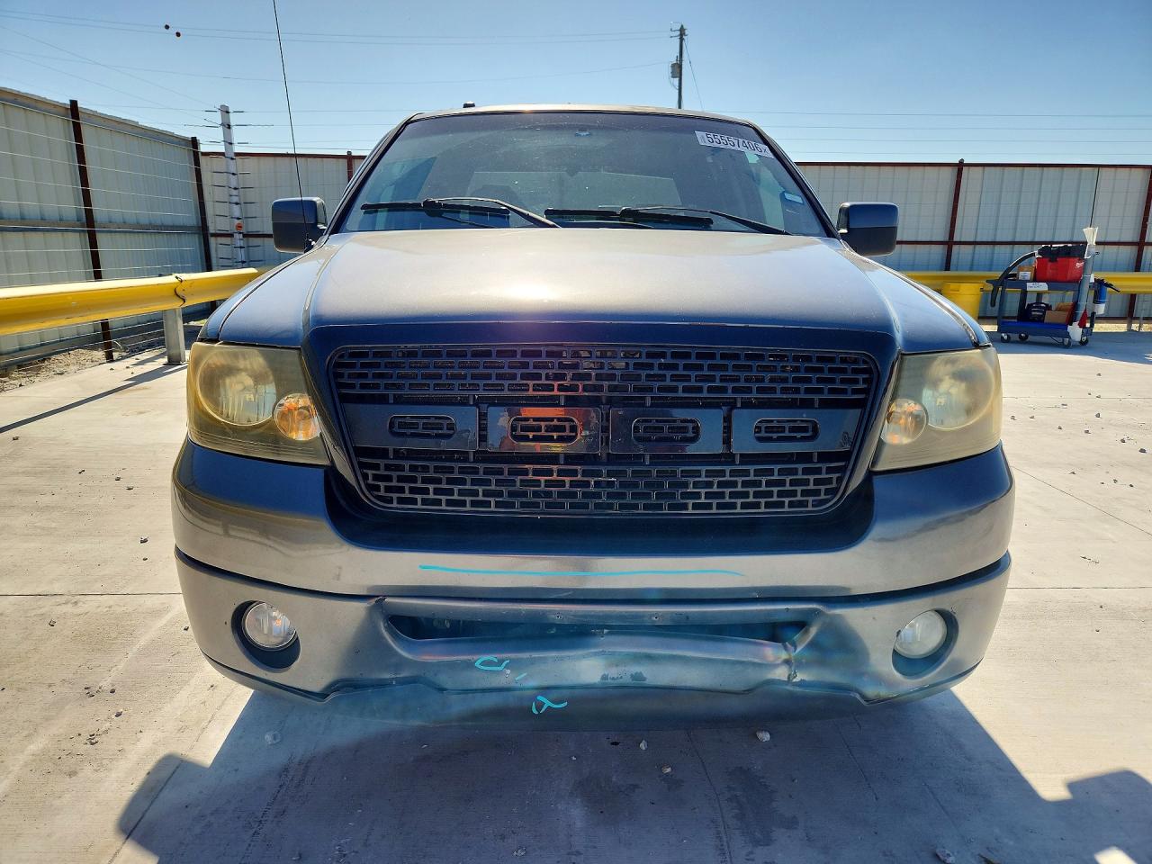 2007 Ford F150 Supercrew Gray vin: 1FTRW12W47KD08221