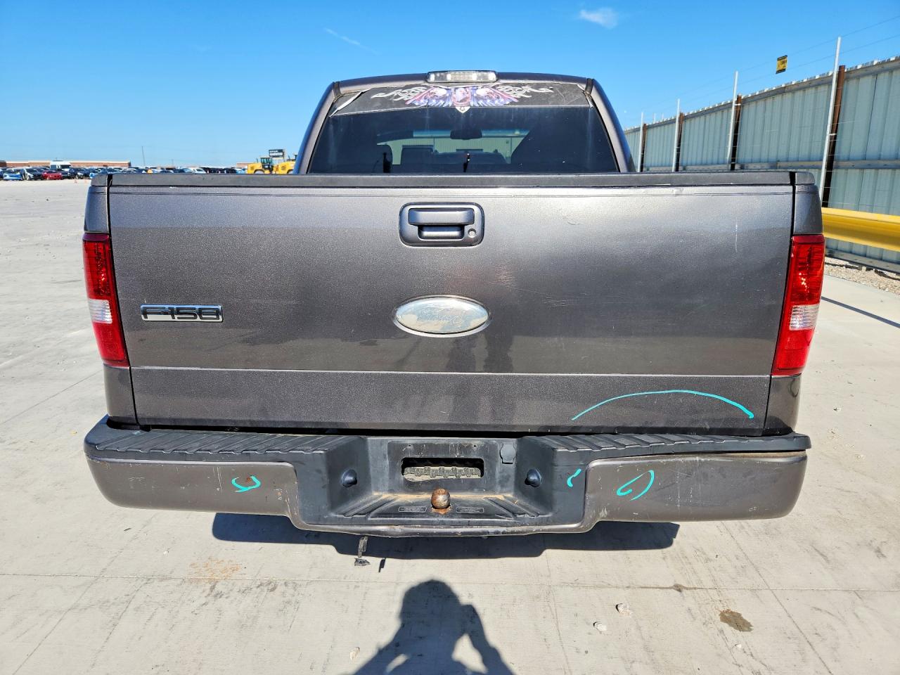 2007 Ford F150 Supercrew Gray vin: 1FTRW12W47KD08221