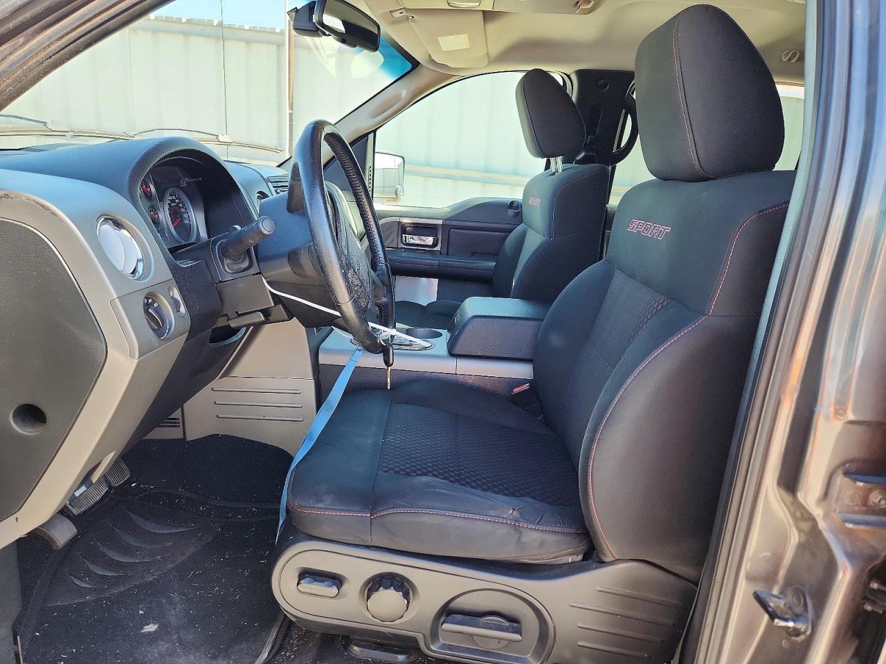 2007 Ford F150 Supercrew Gray vin: 1FTRW12W47KD08221