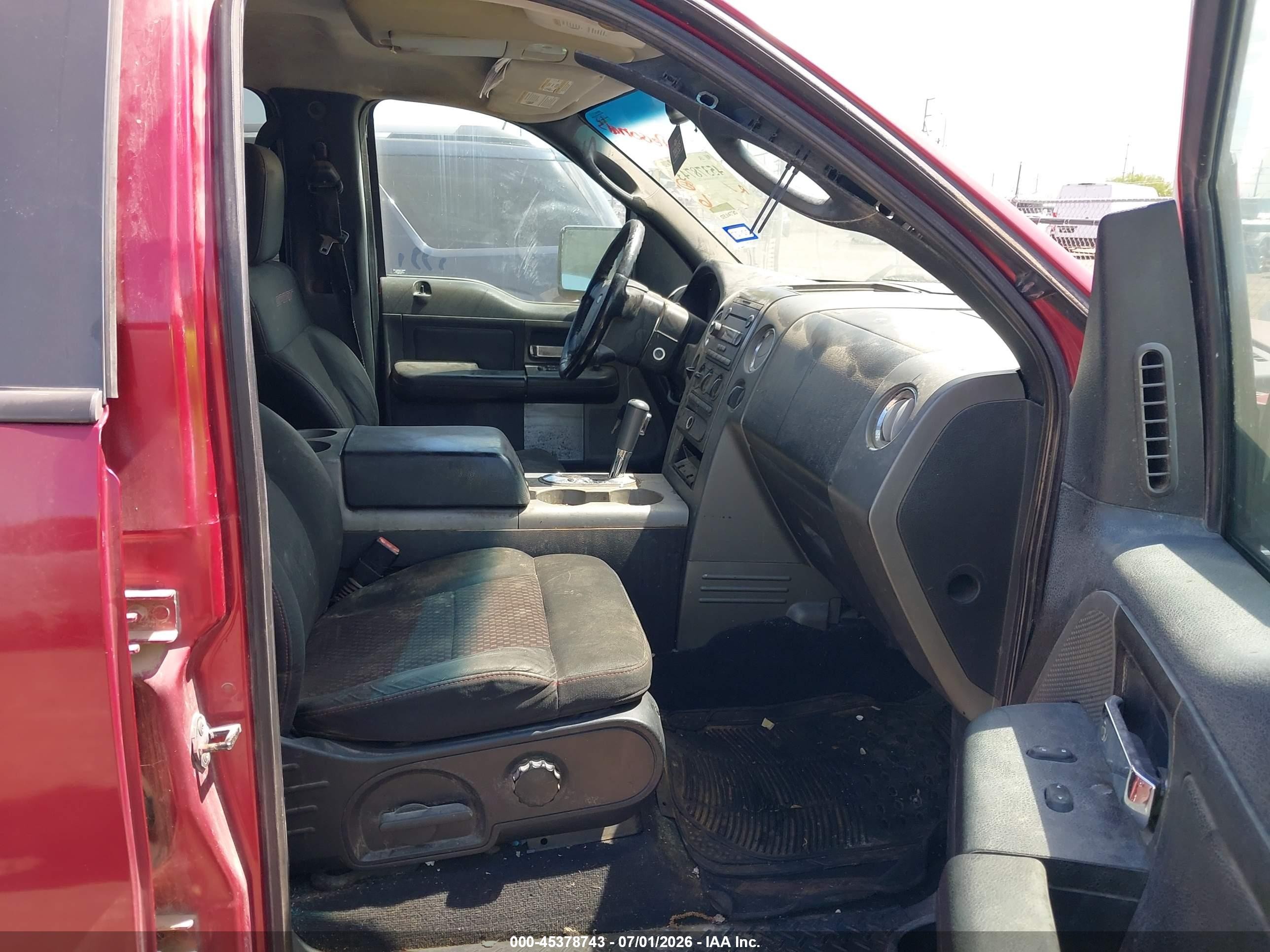 2007 Ford F-150 Fx2/xlt Red vin: 1FTRW12W47KD18926