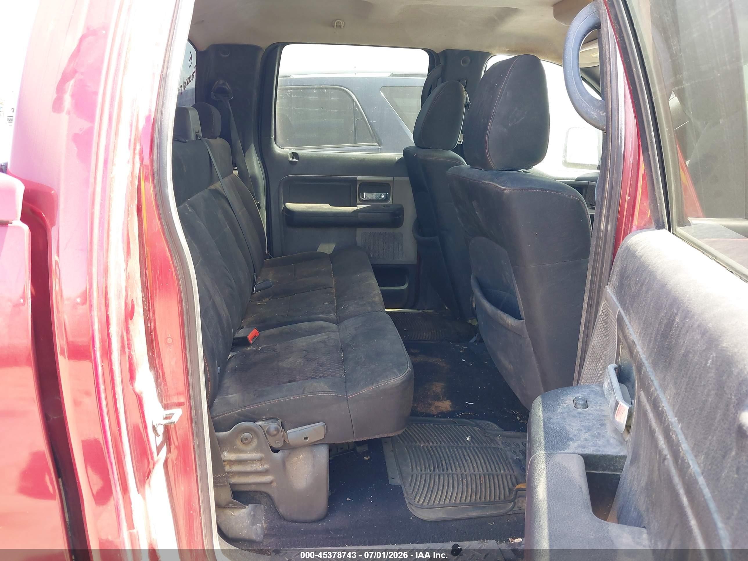 2007 Ford F-150 Fx2/xlt Red vin: 1FTRW12W47KD18926